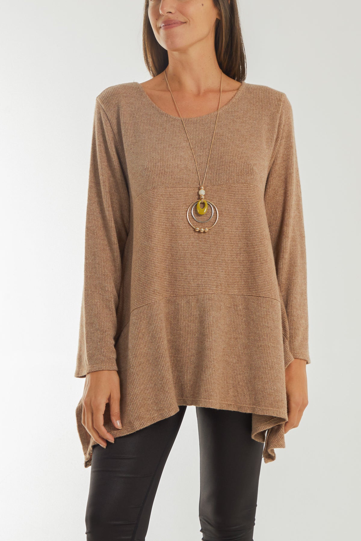 Necklace Long Sleeve Fine Knit