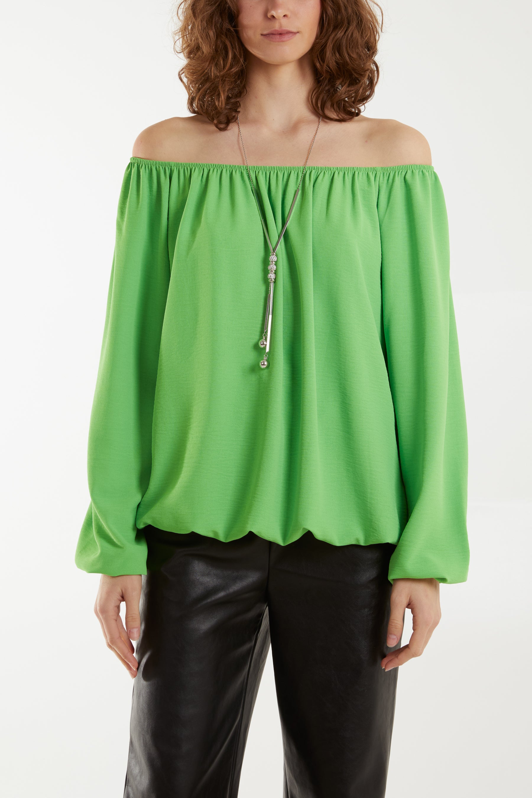 Off The Shoulder Necklace Top