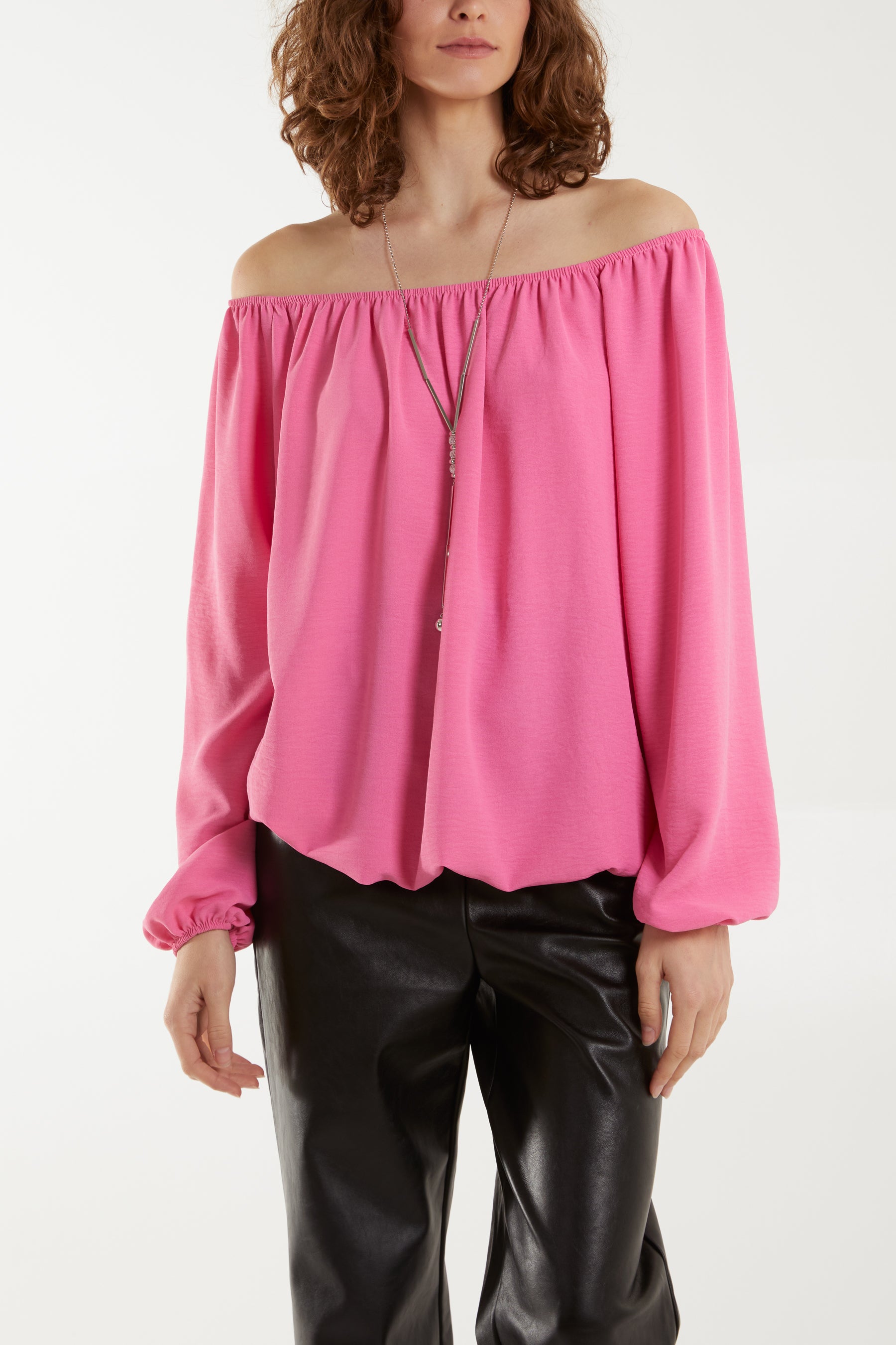 Off The Shoulder Necklace Top