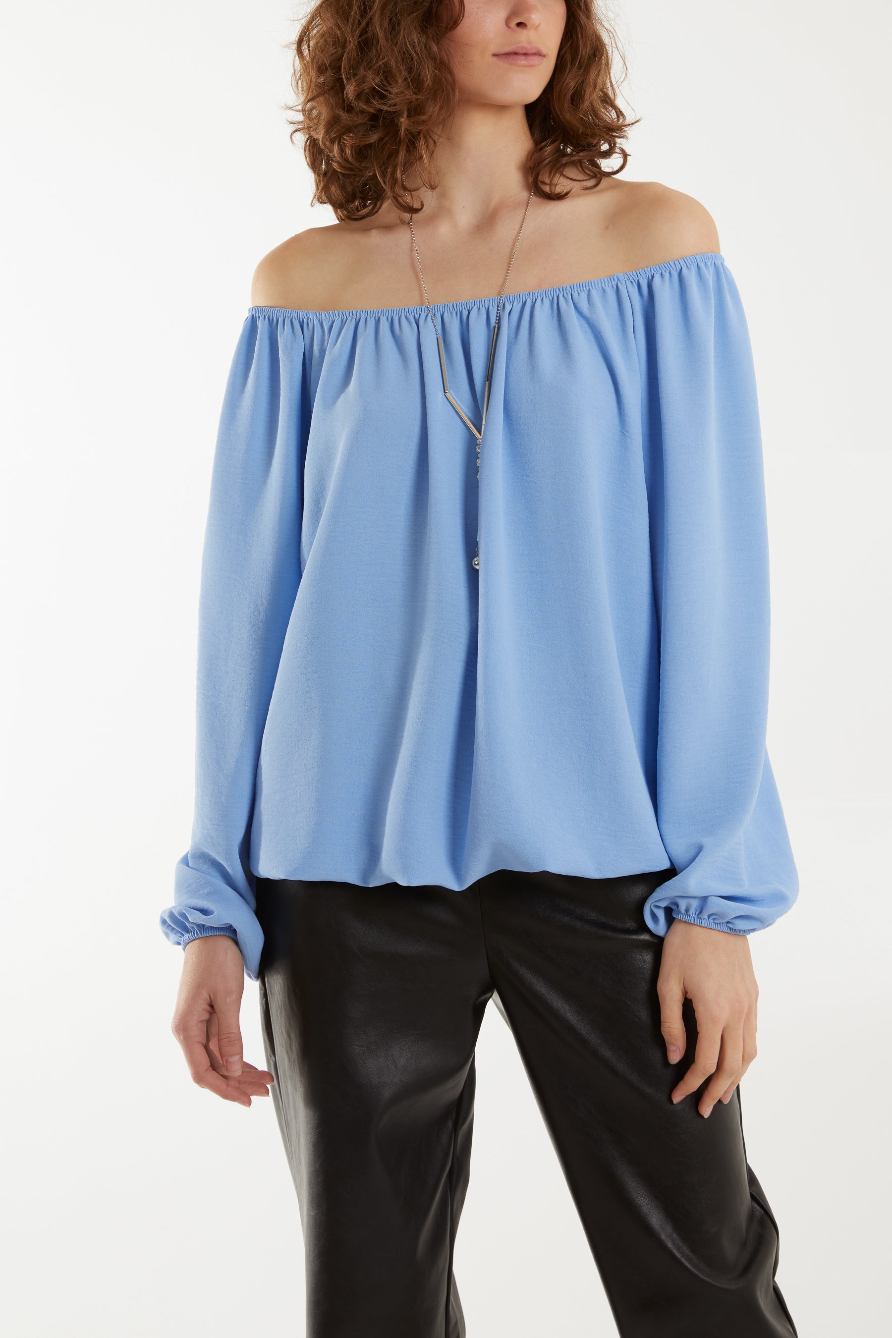 Off The Shoulder Necklace Top