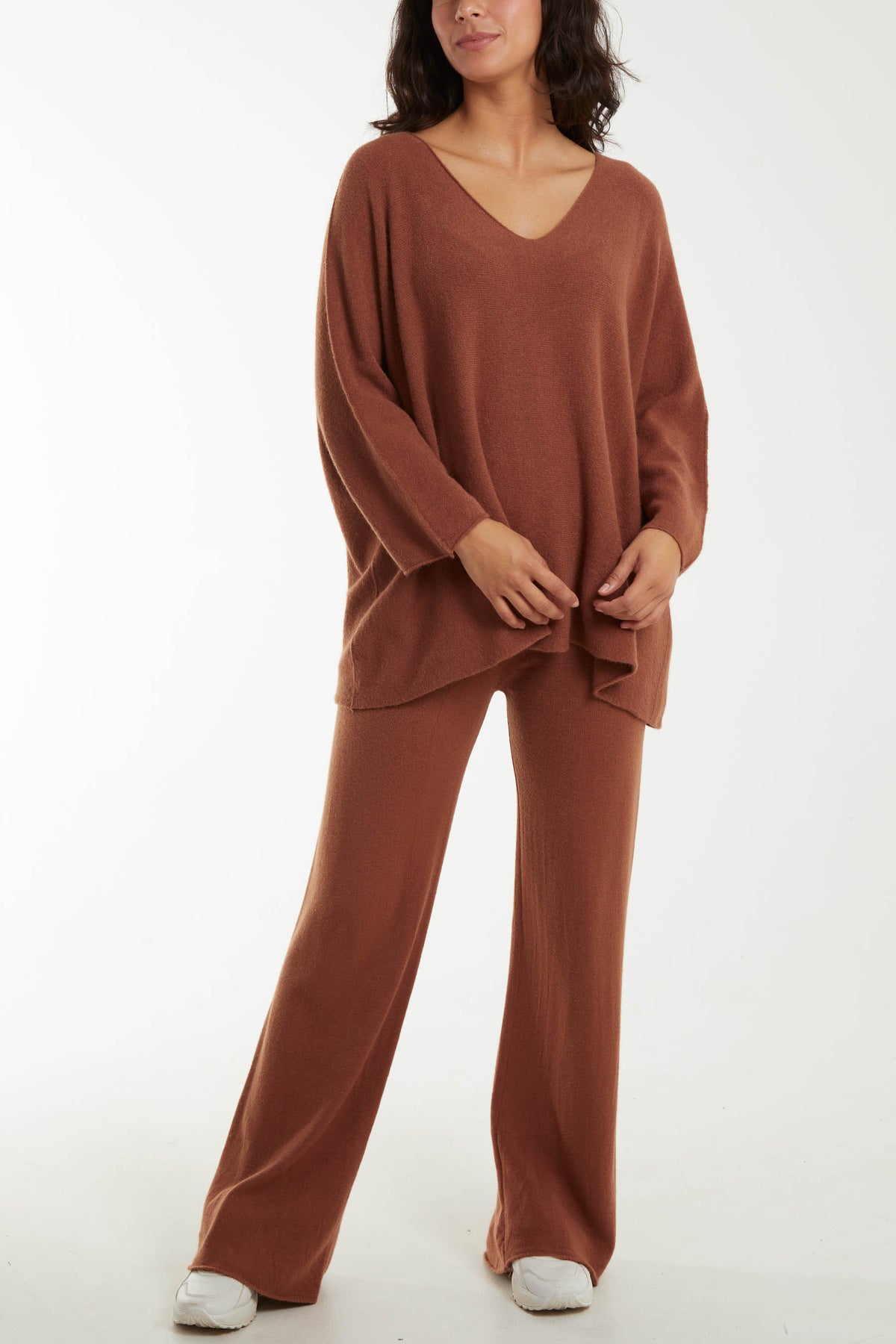 V-Neck Soft Touch Lounge Set