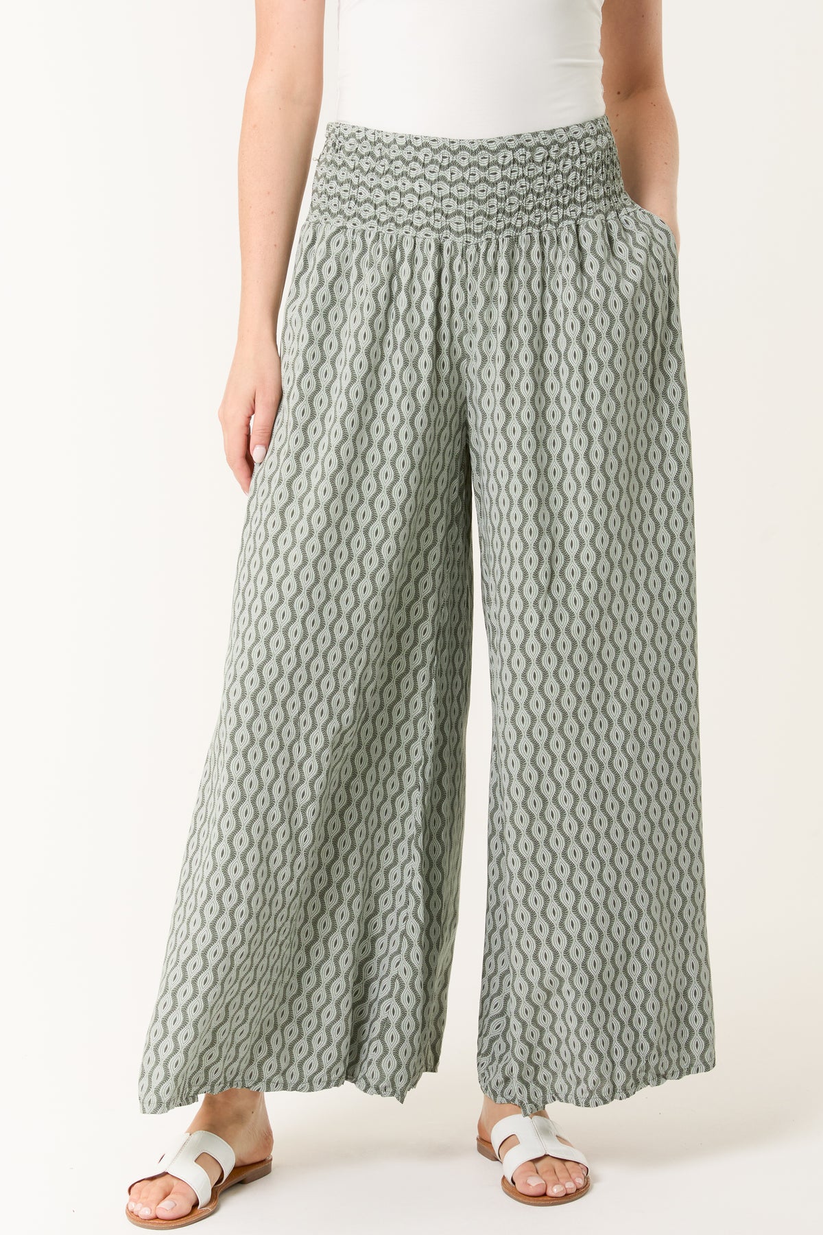 Floral Mandala Wide Leg Culottes