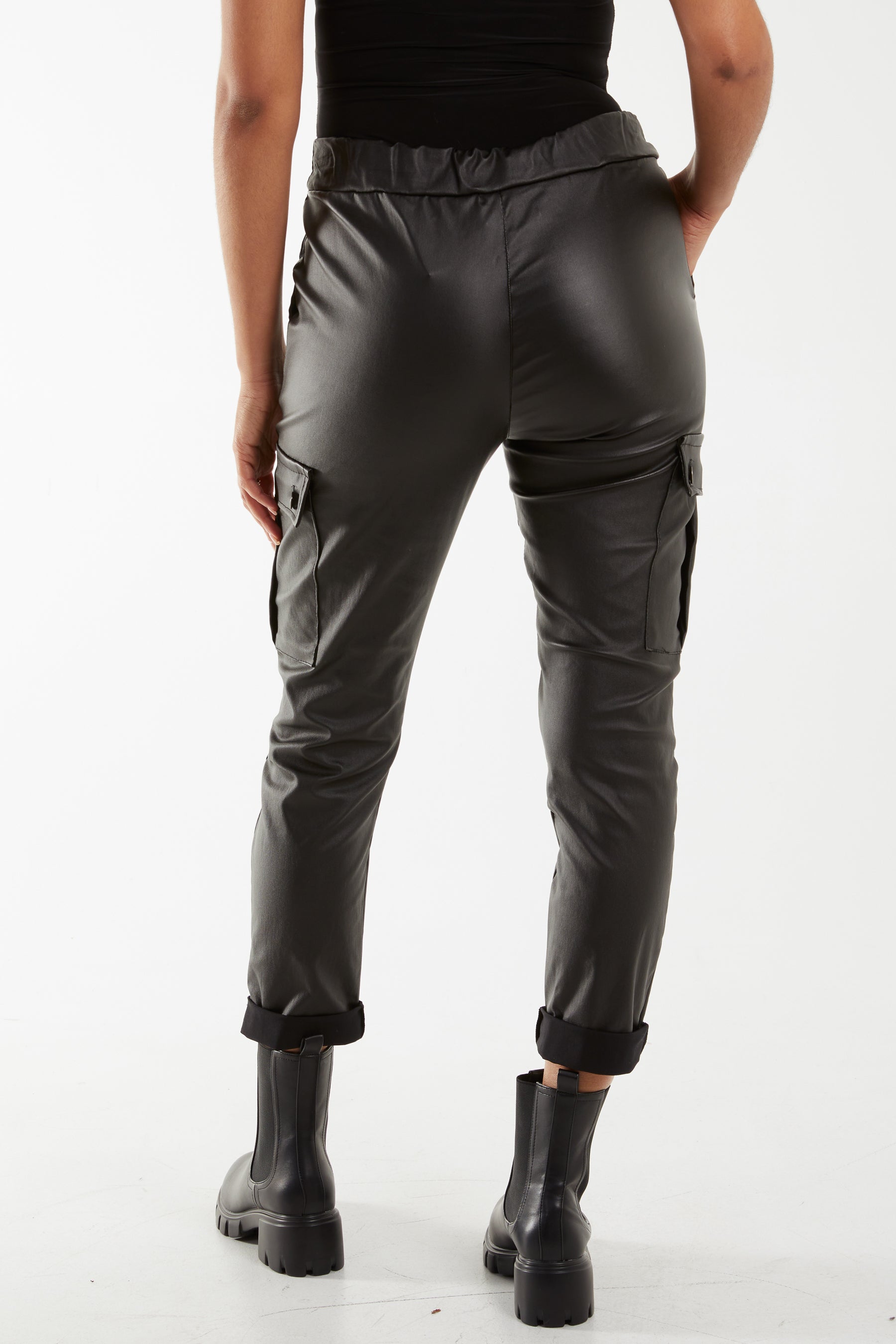 Magic Super Stretch Coated Cargo Trouser
