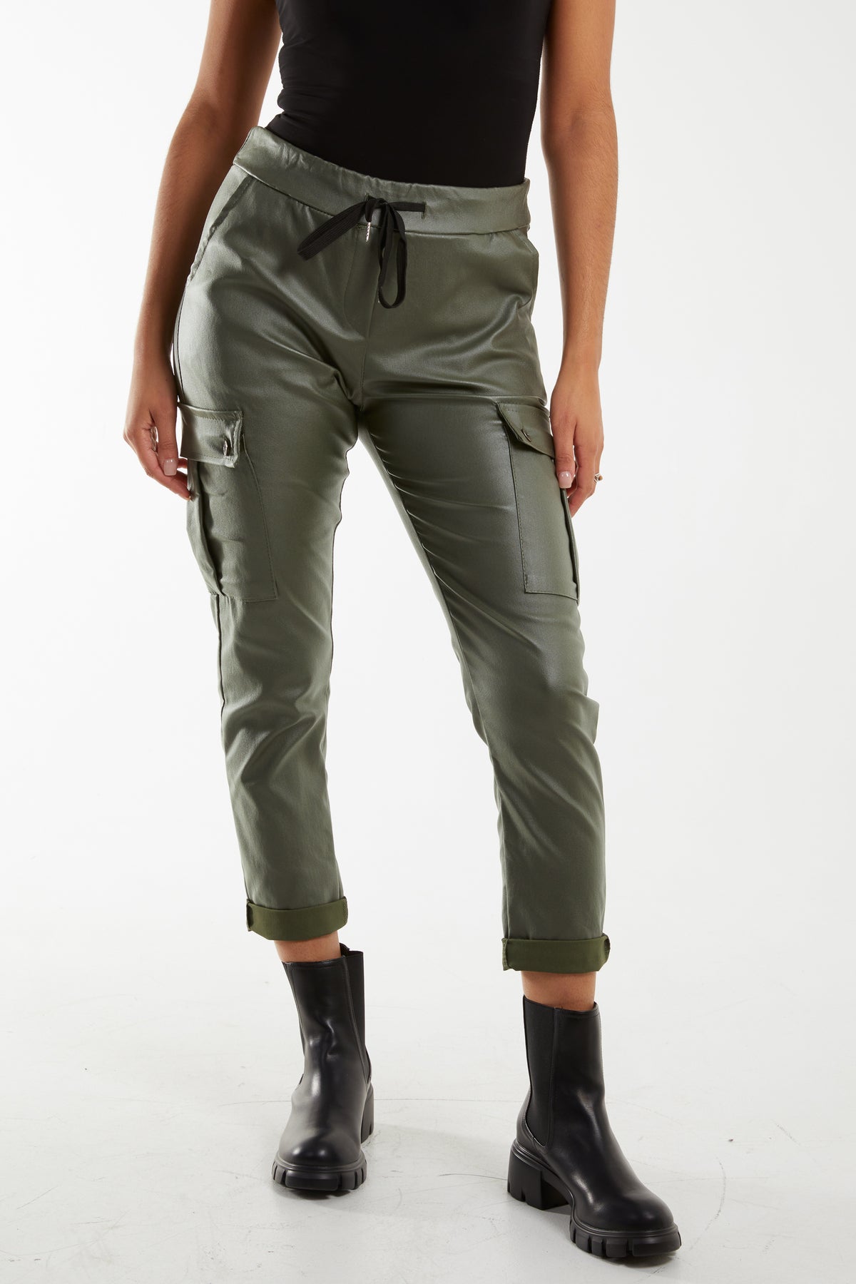 Magic Super Stretch Coated Cargo Trouser