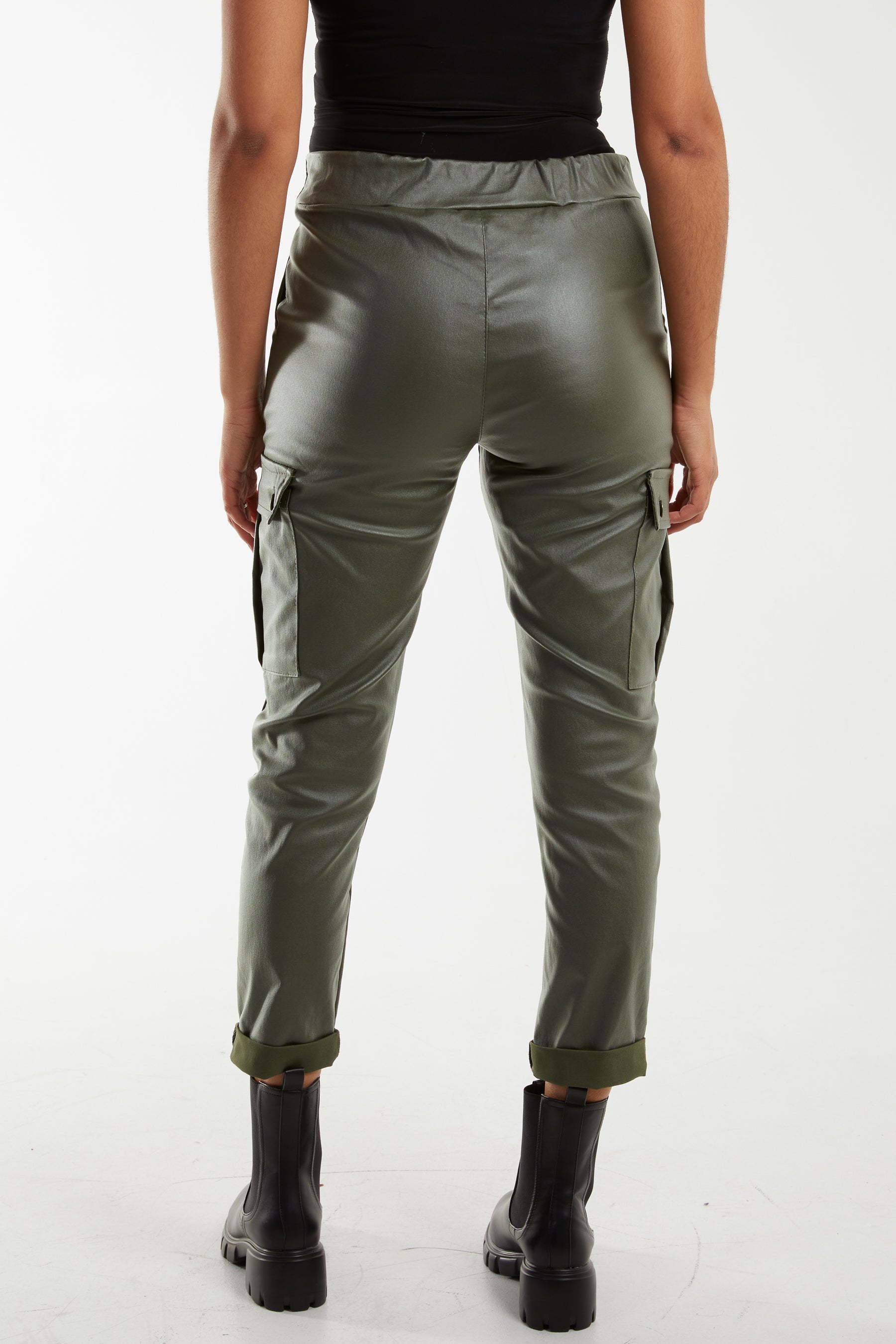 Magic Super Stretch Coated Cargo Trouser