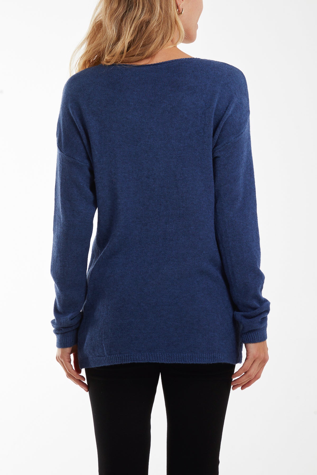 Ribbed Star Jumper