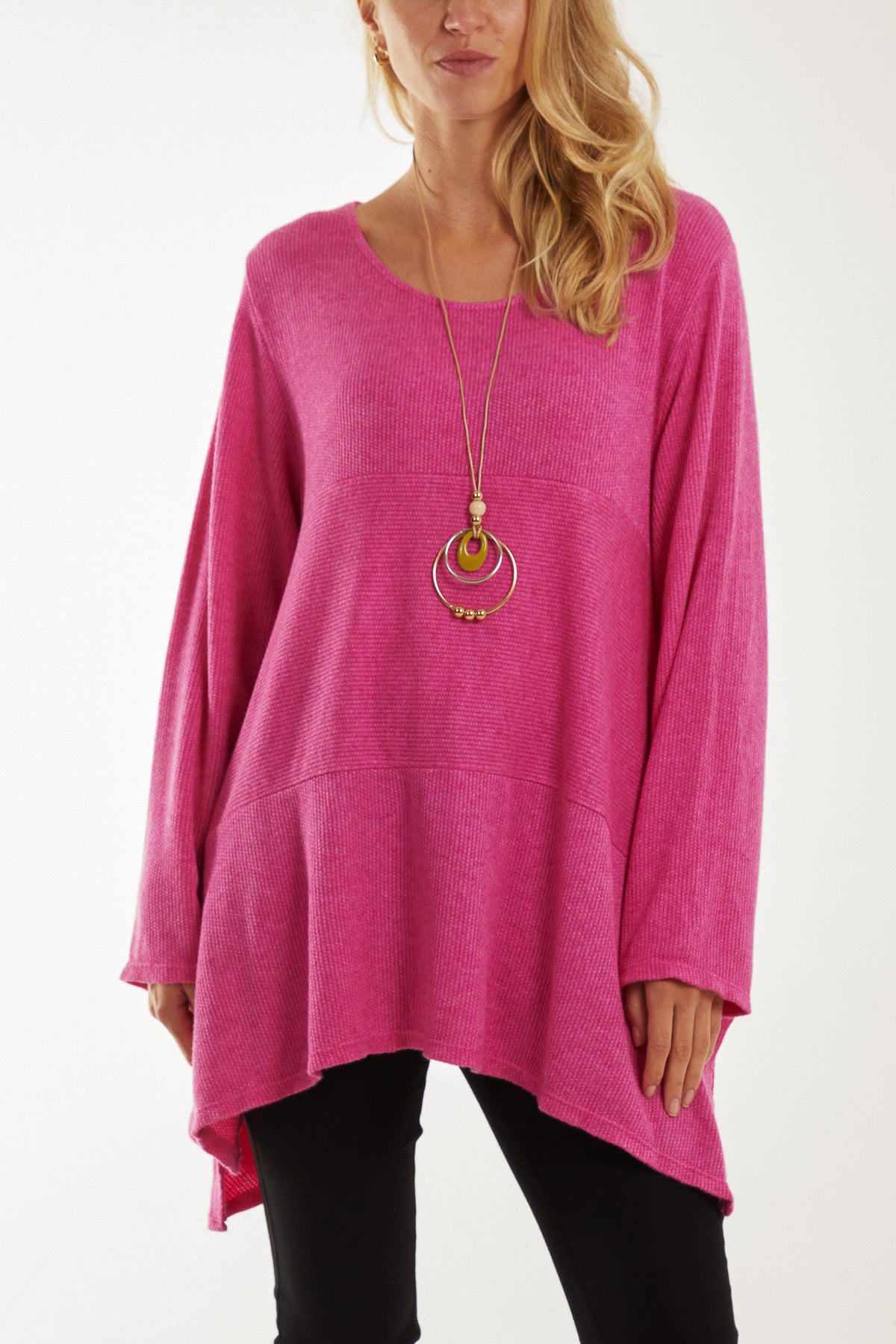 Necklace Long Sleeve Fine Knit