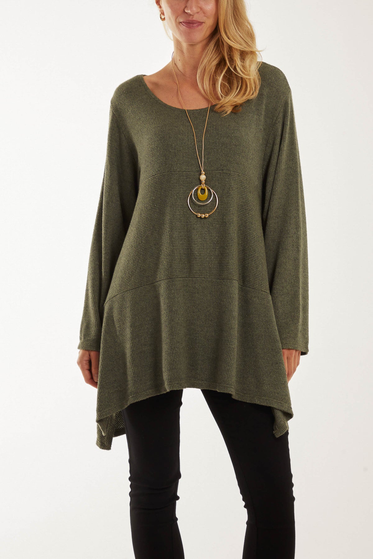 Necklace Long Sleeve Fine Knit