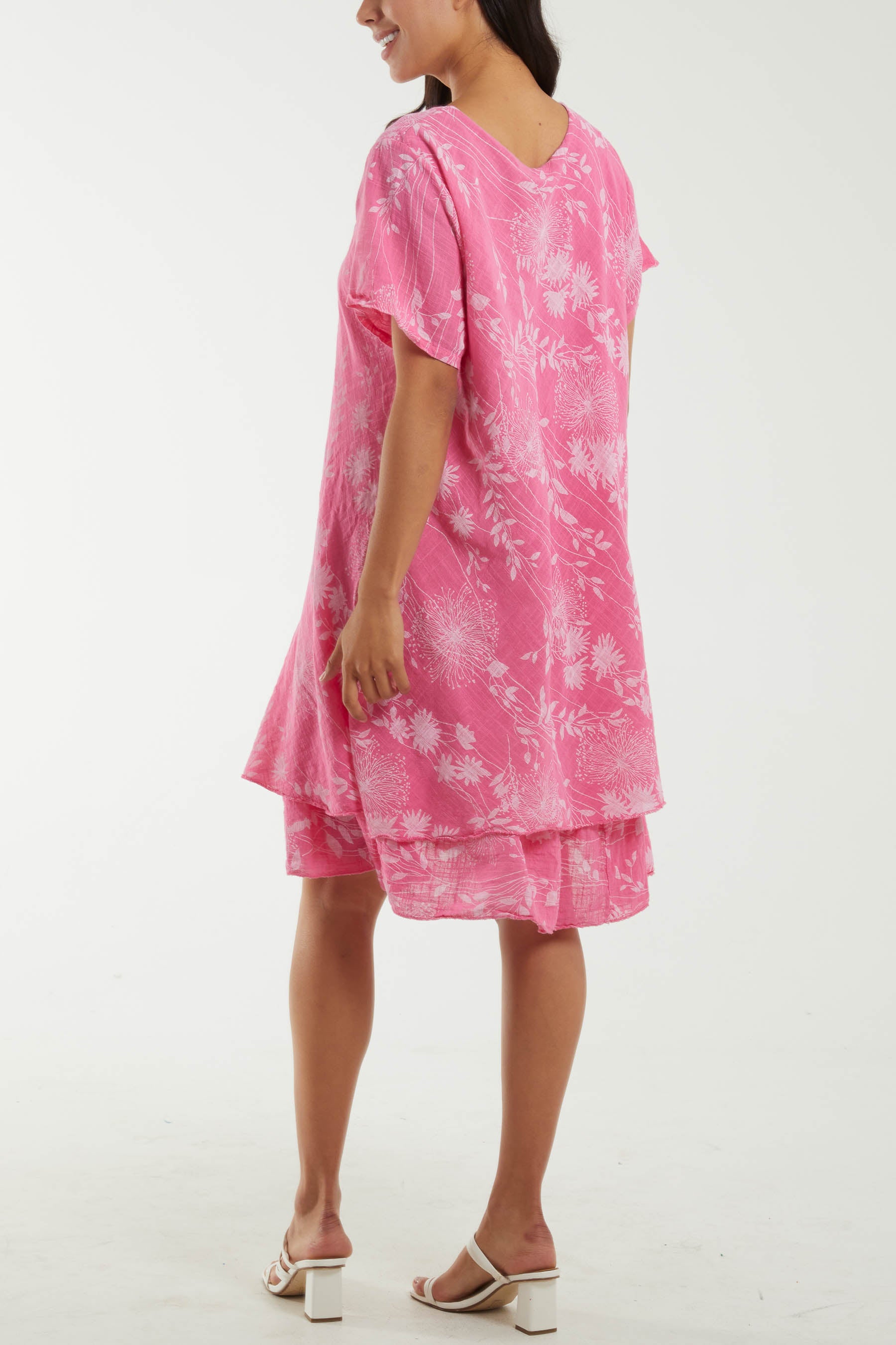 Double Layer V-Neck Dress