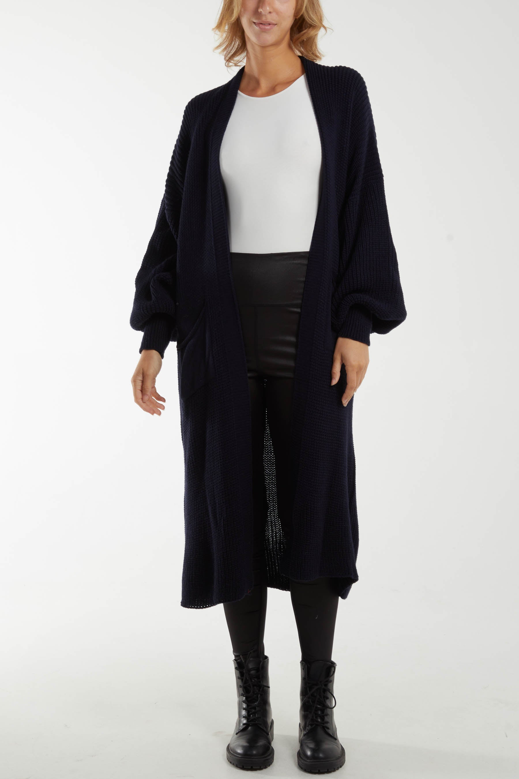 Chunky hotsell longline cardigan