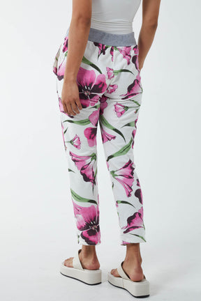 Hawaiian Flower Trouser