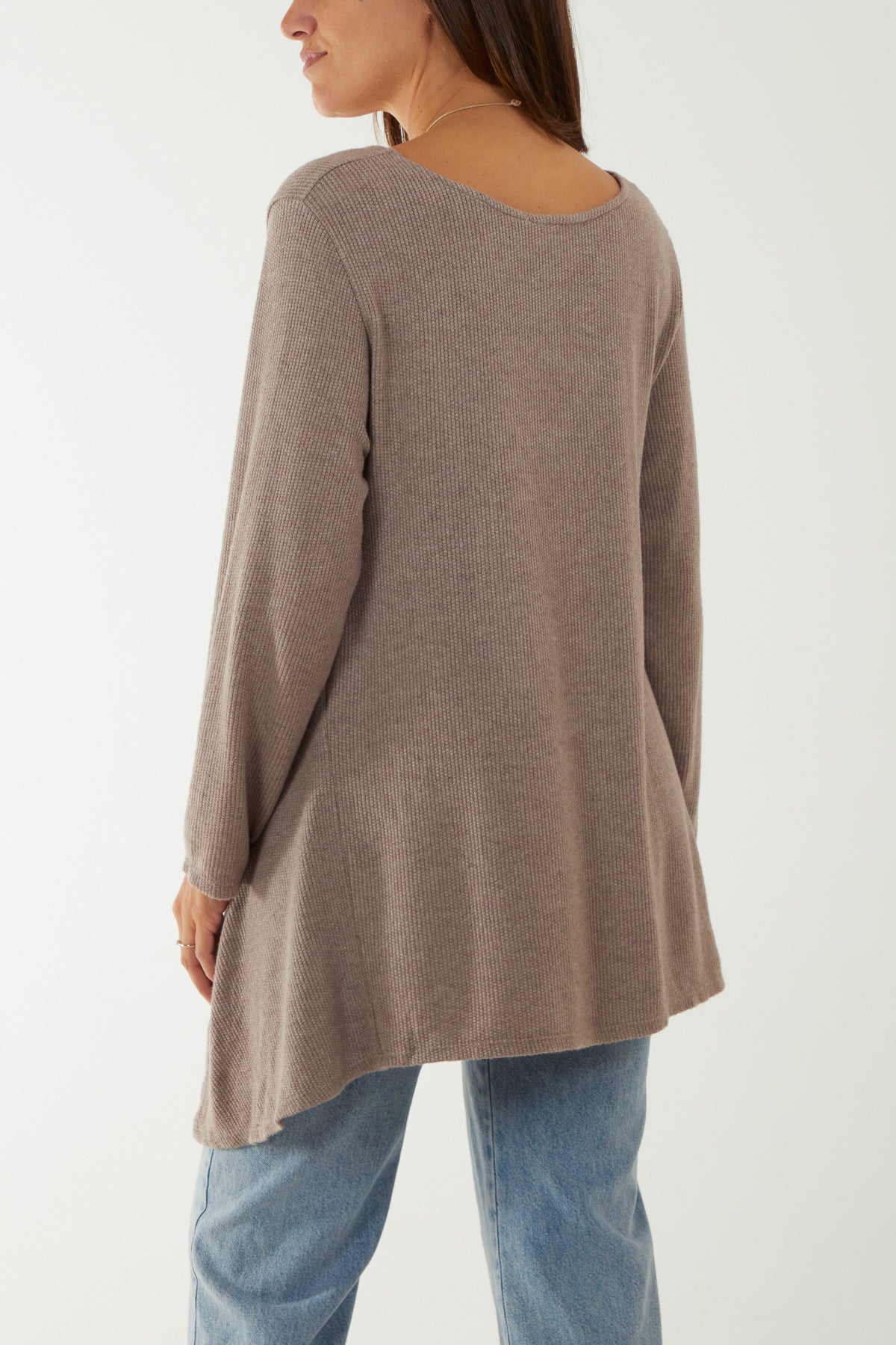 Necklace Long Sleeve Fine Knit