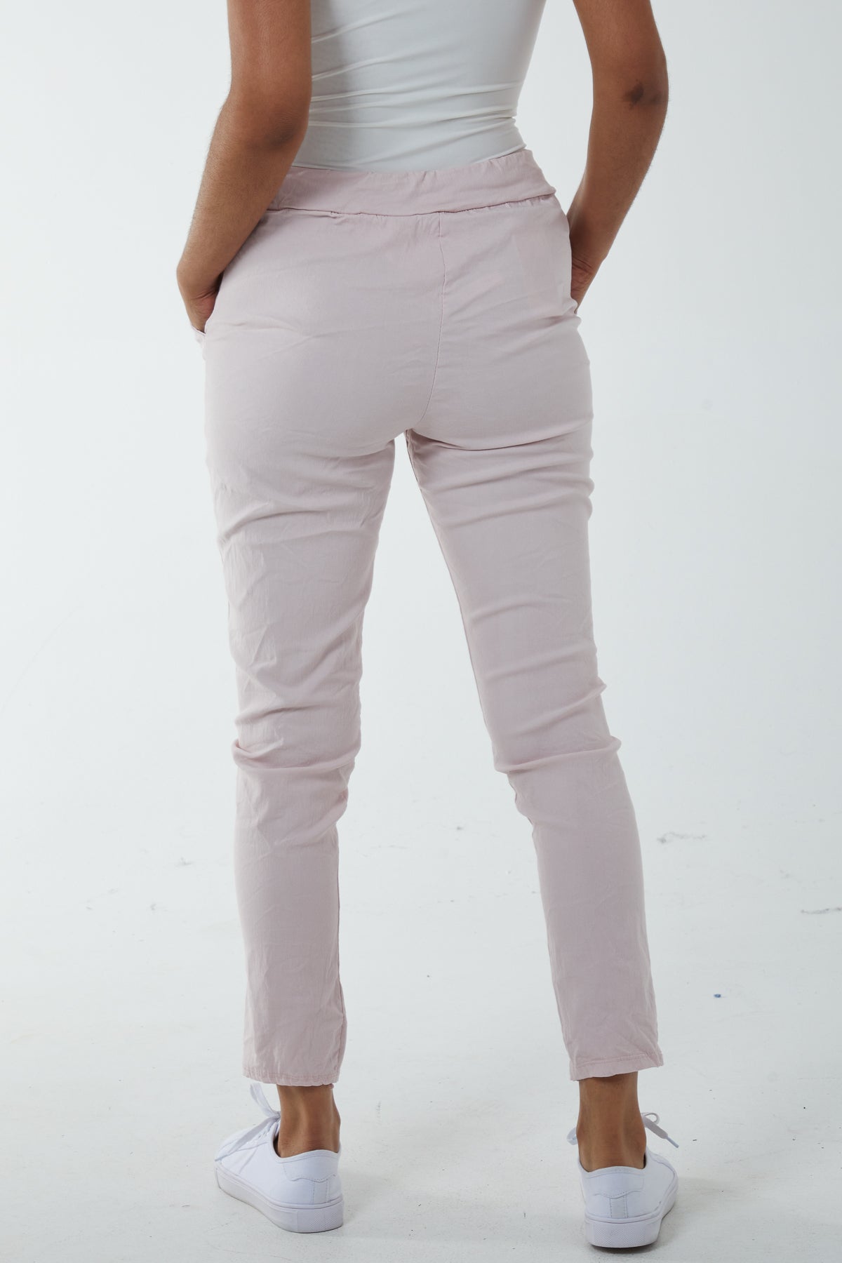 Magic Plain Super Stretch Crushed Trousers