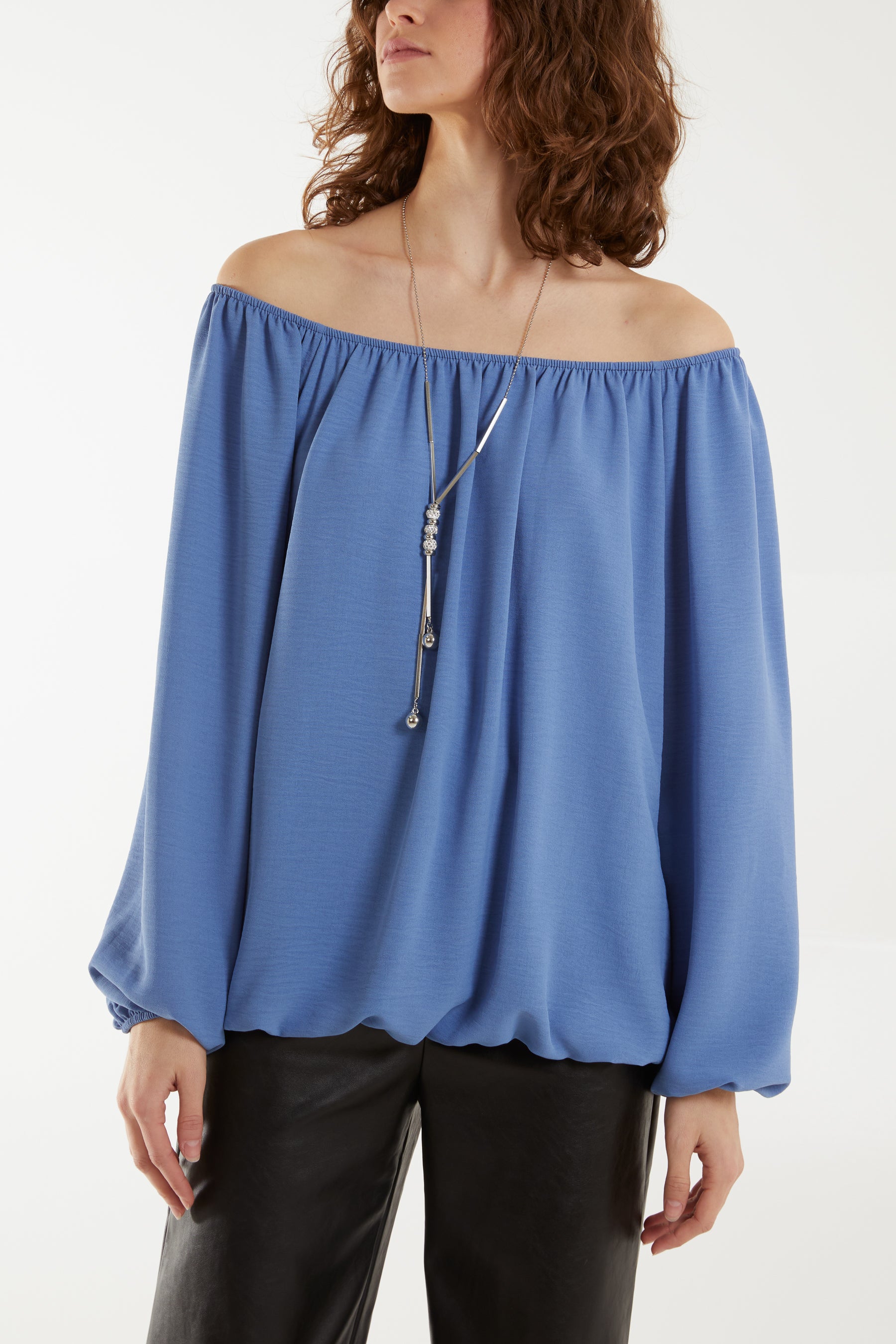 Off The Shoulder Necklace Top