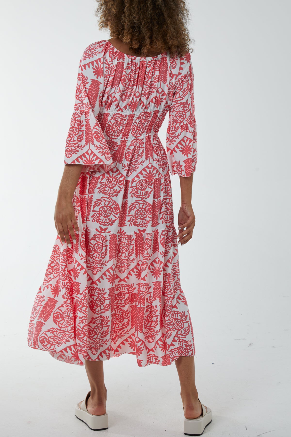 Gypsy Barot Baroque Button Dress