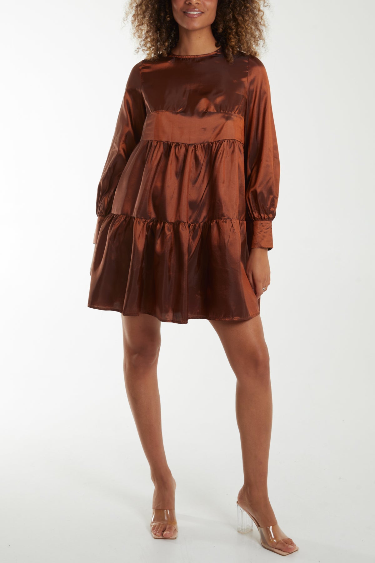 Tafetta Smock Dress