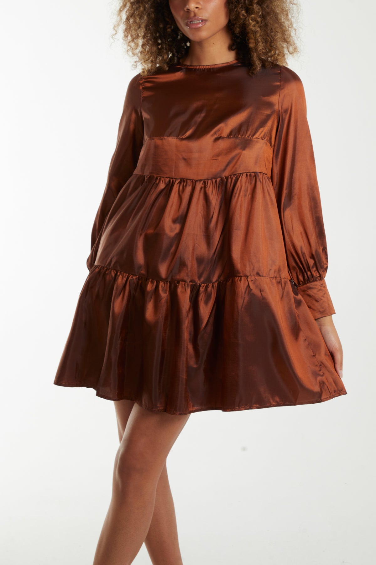 Tafetta Smock Dress