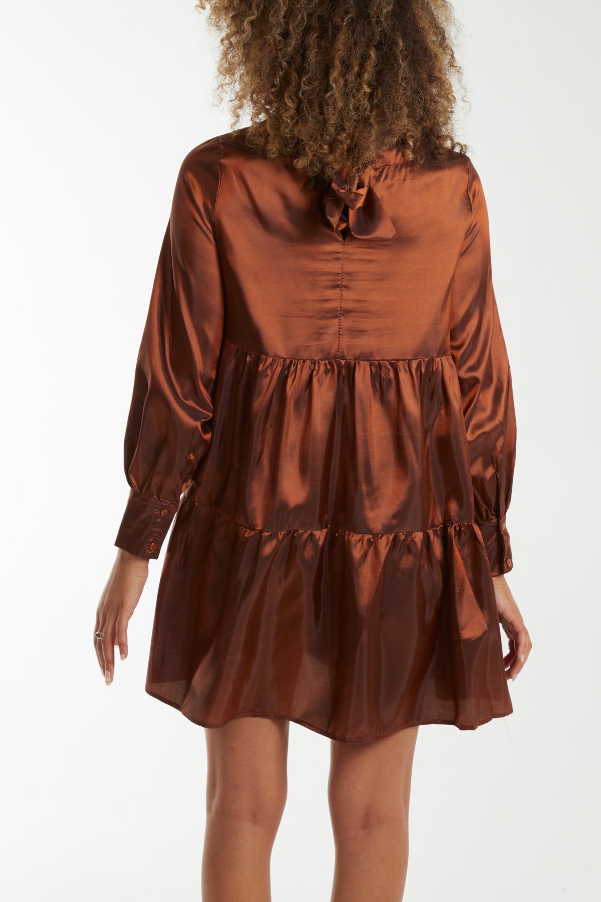 Tafetta Smock Dress