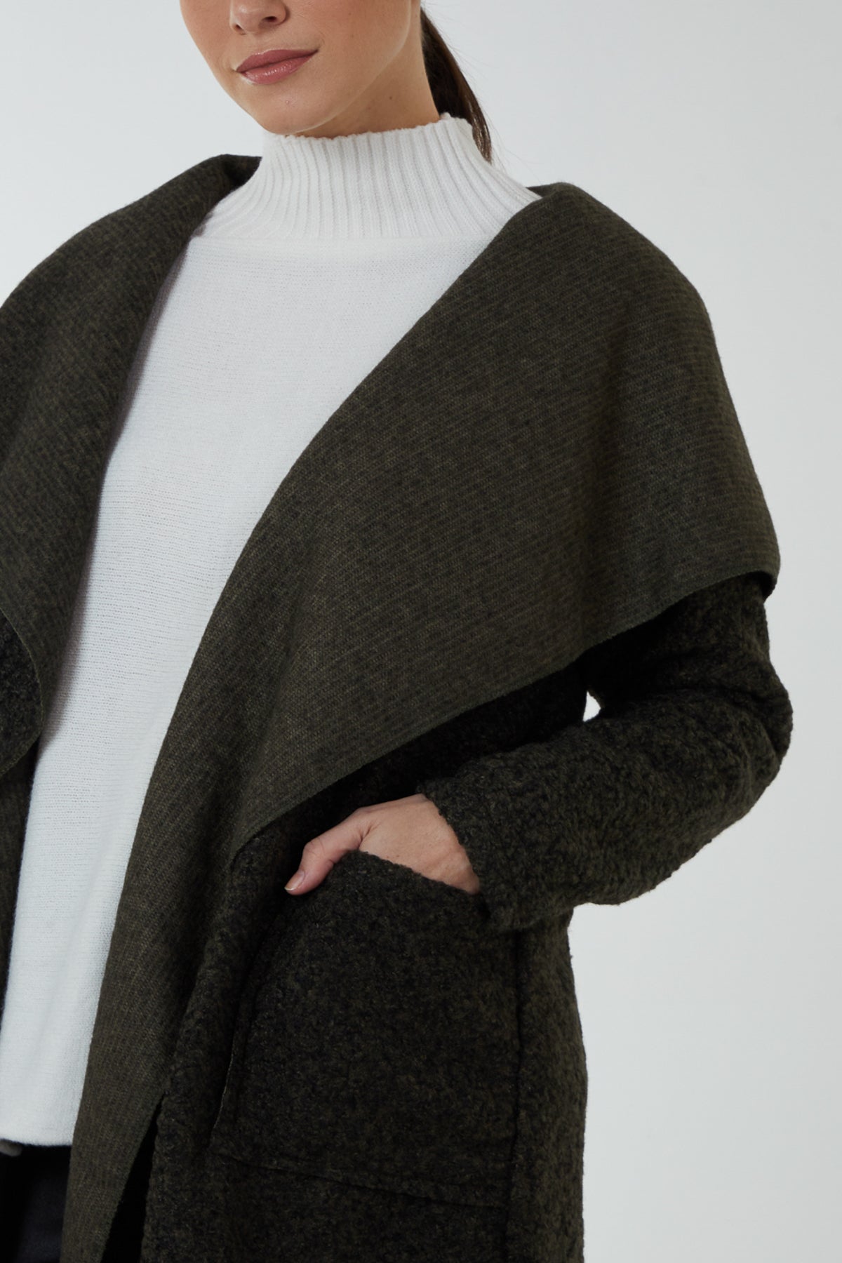 Waterfall Wool Lightweight Coat