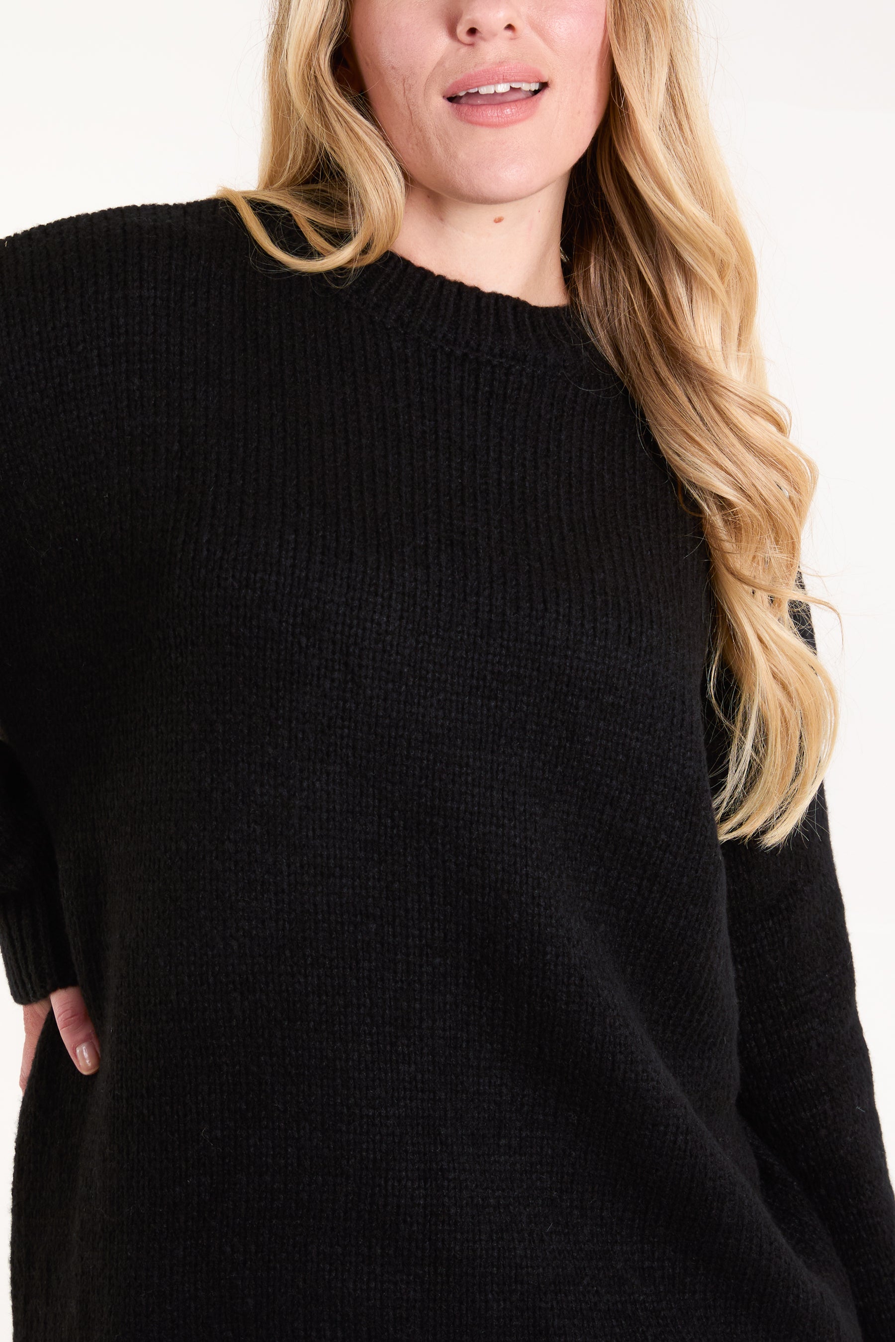 Knitted Crew Neck Jumper