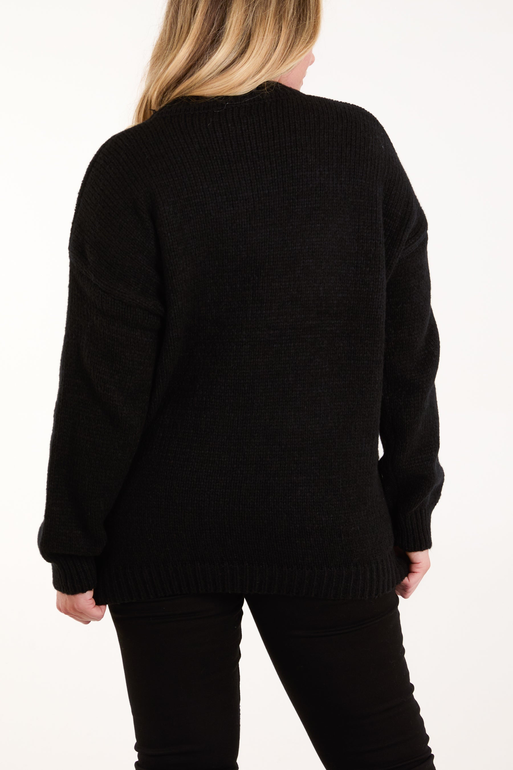 Knitted Crew Neck Jumper
