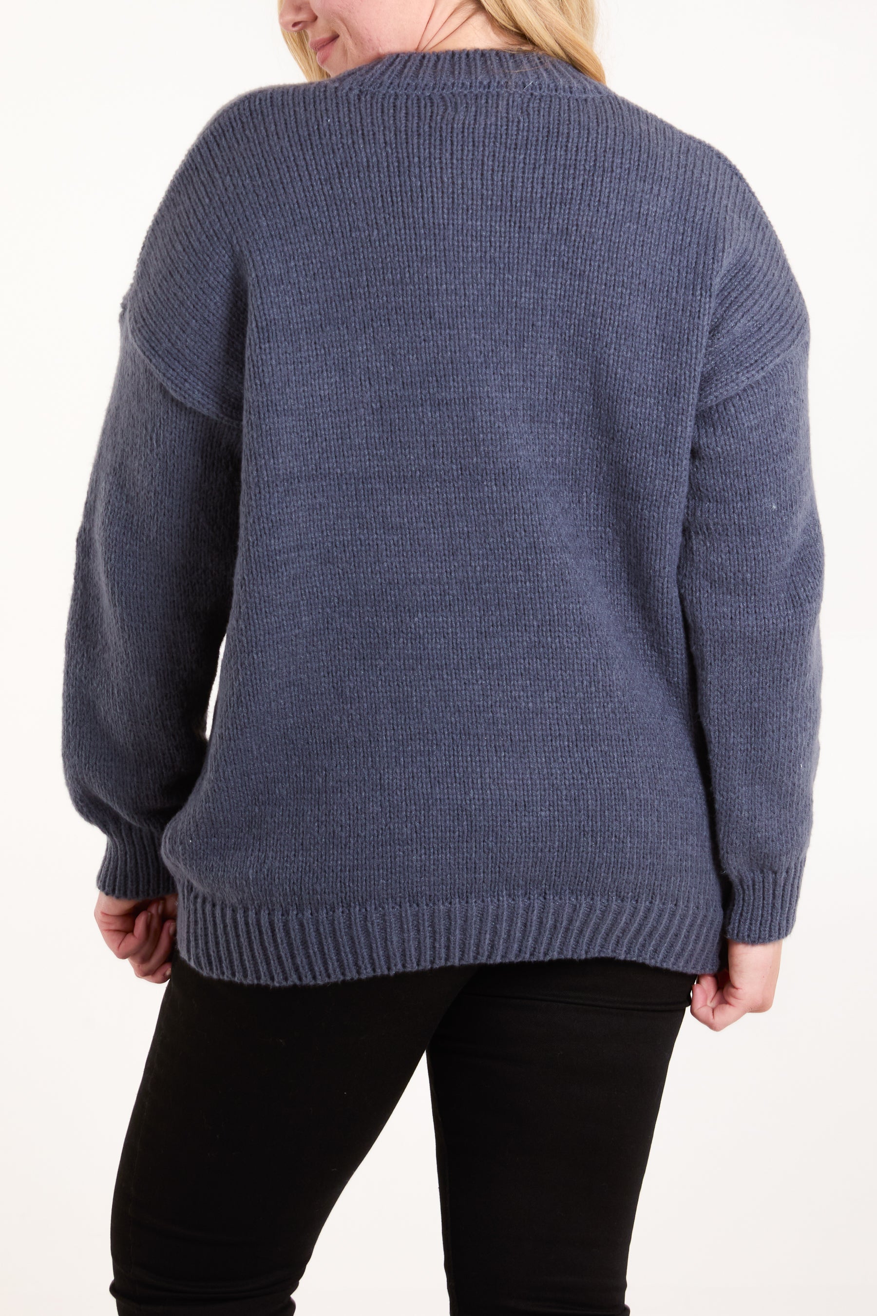 Knitted Crew Neck Jumper