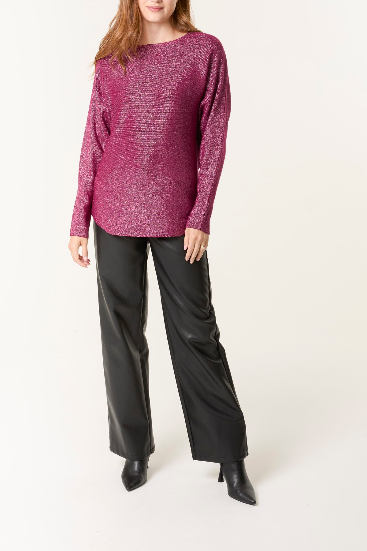 Fine Knit Glitter Jumper