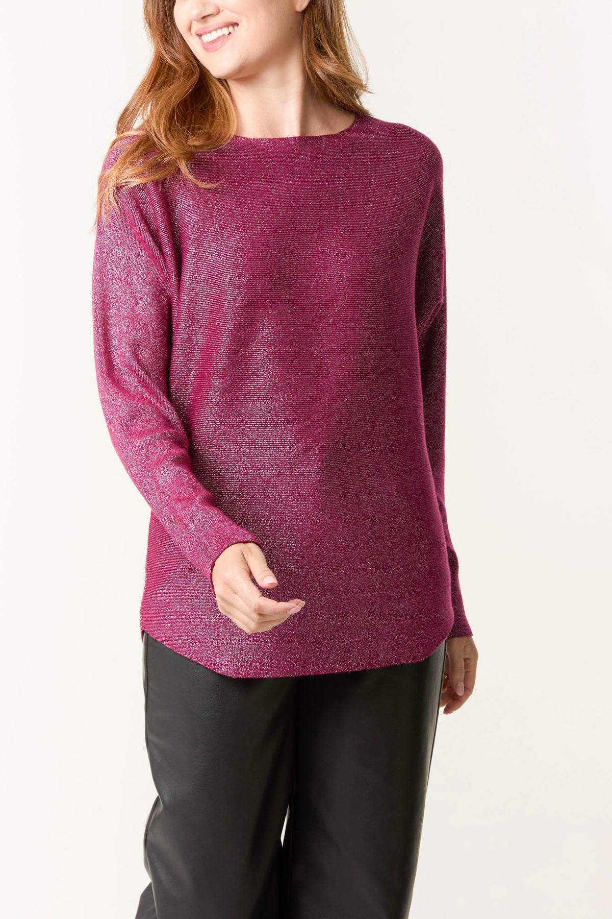 Fine Knit Glitter Jumper