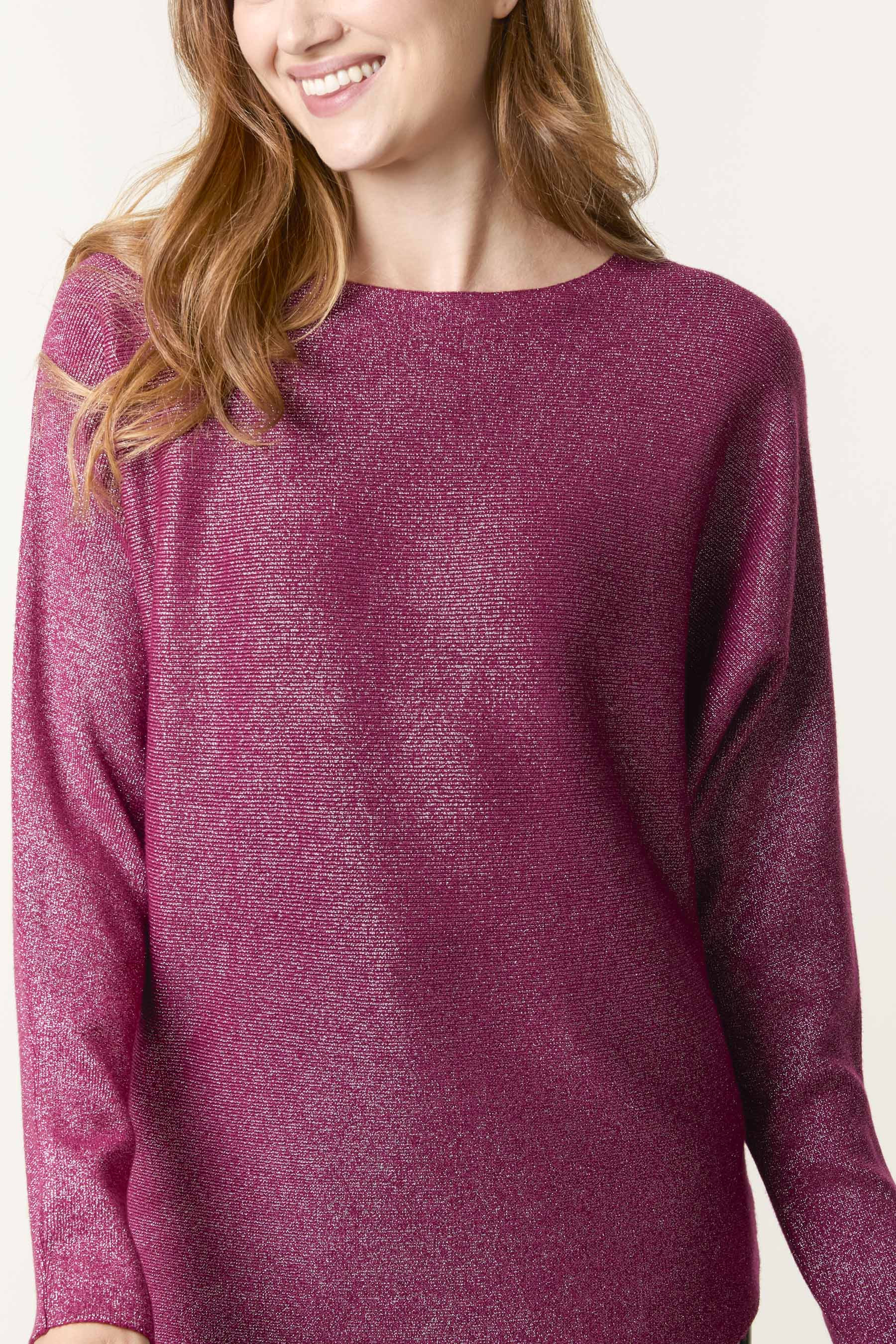 Fine Knit Glitter Jumper