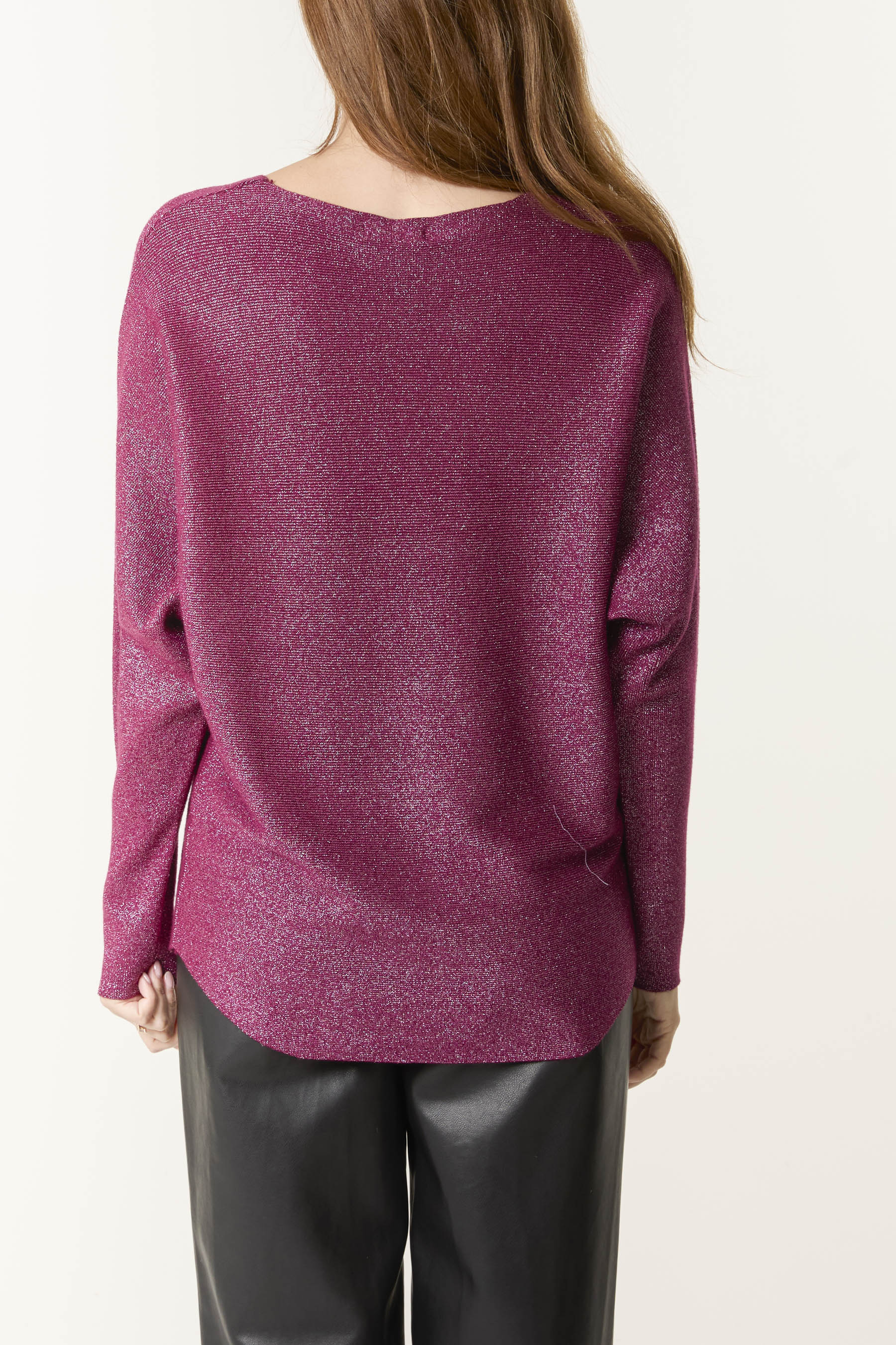 Fine Knit Glitter Jumper