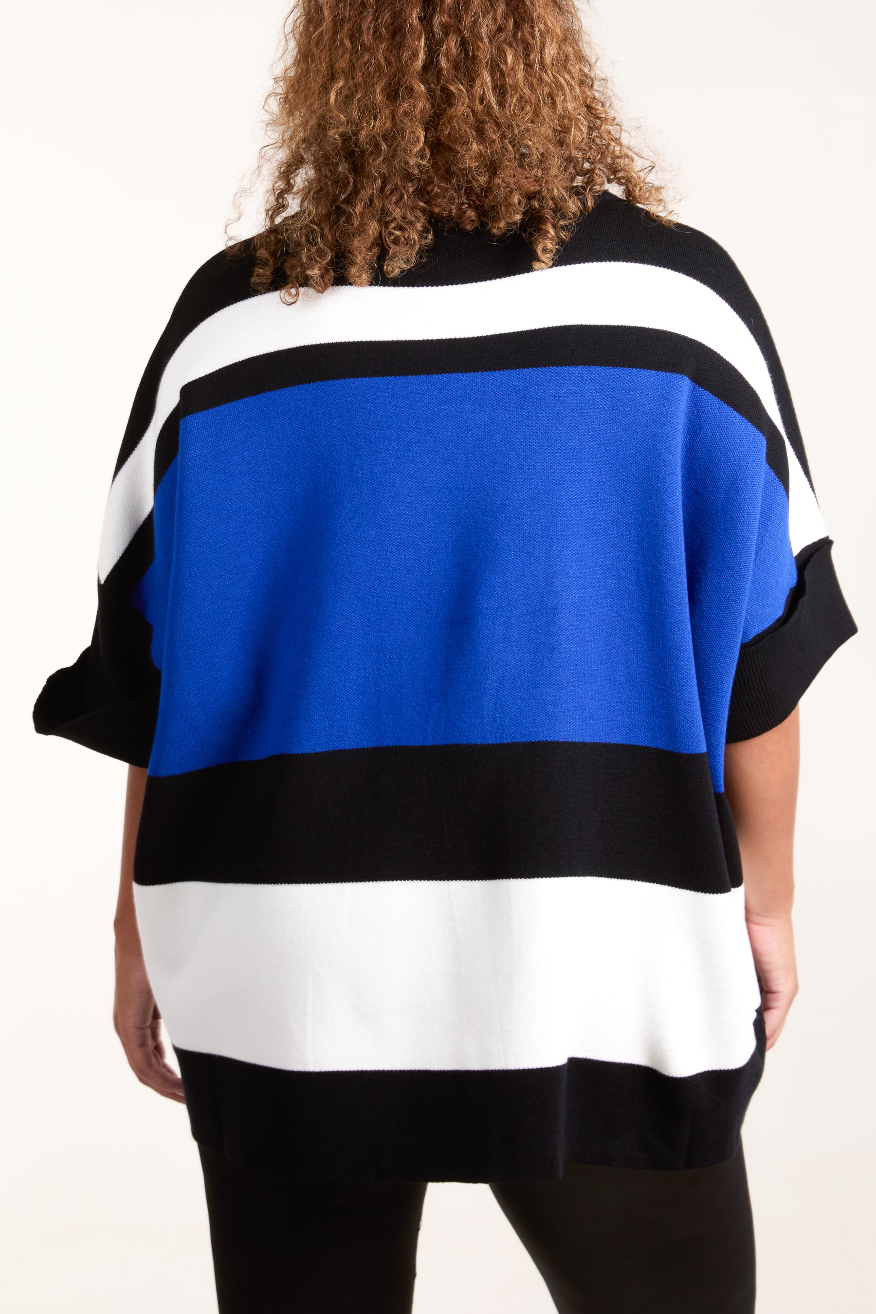 Colour Block Boxy Jumper