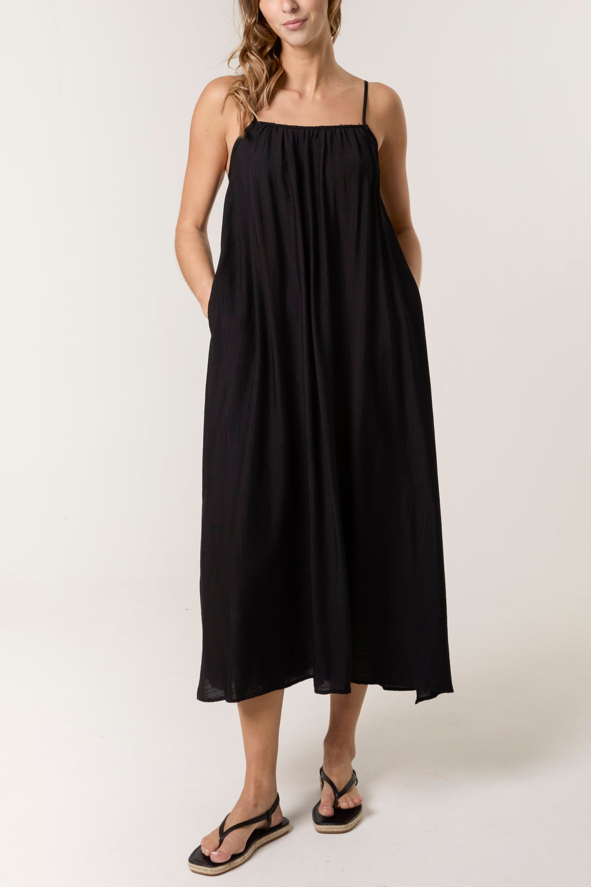 Tie-Back Cami Maxi Dress