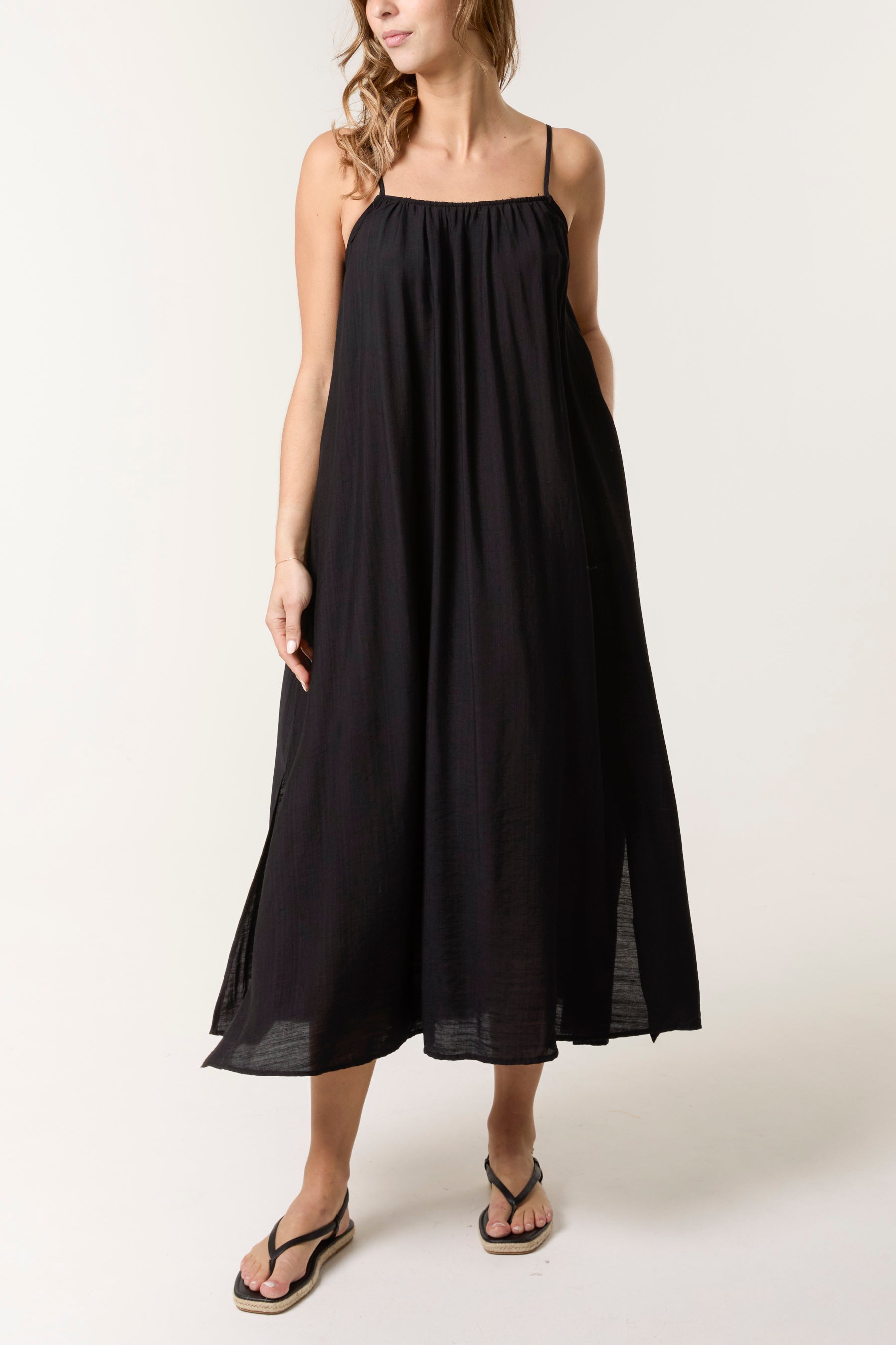 Tie-Back Cami Maxi Dress