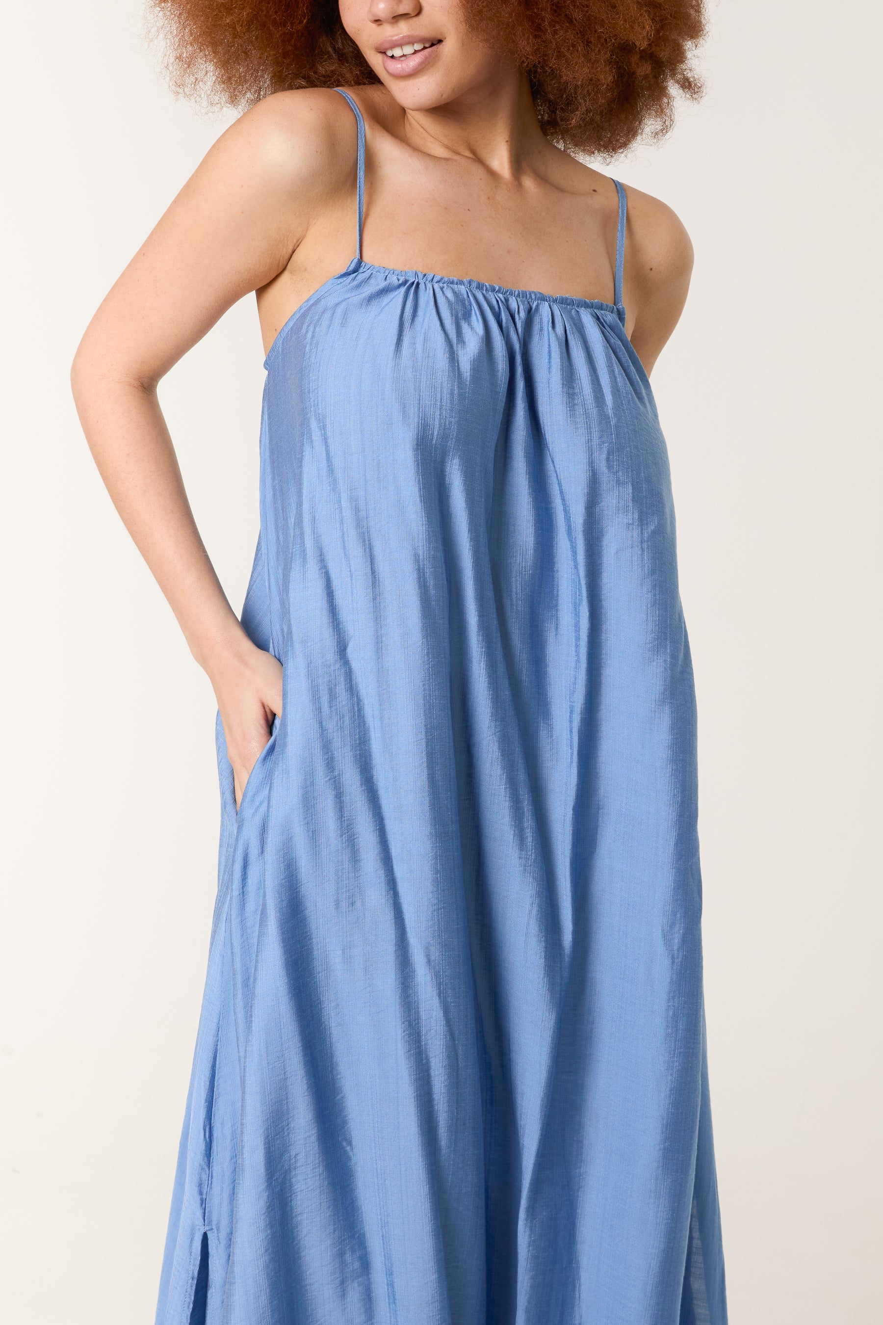 Tie-Back Cami Maxi Dress