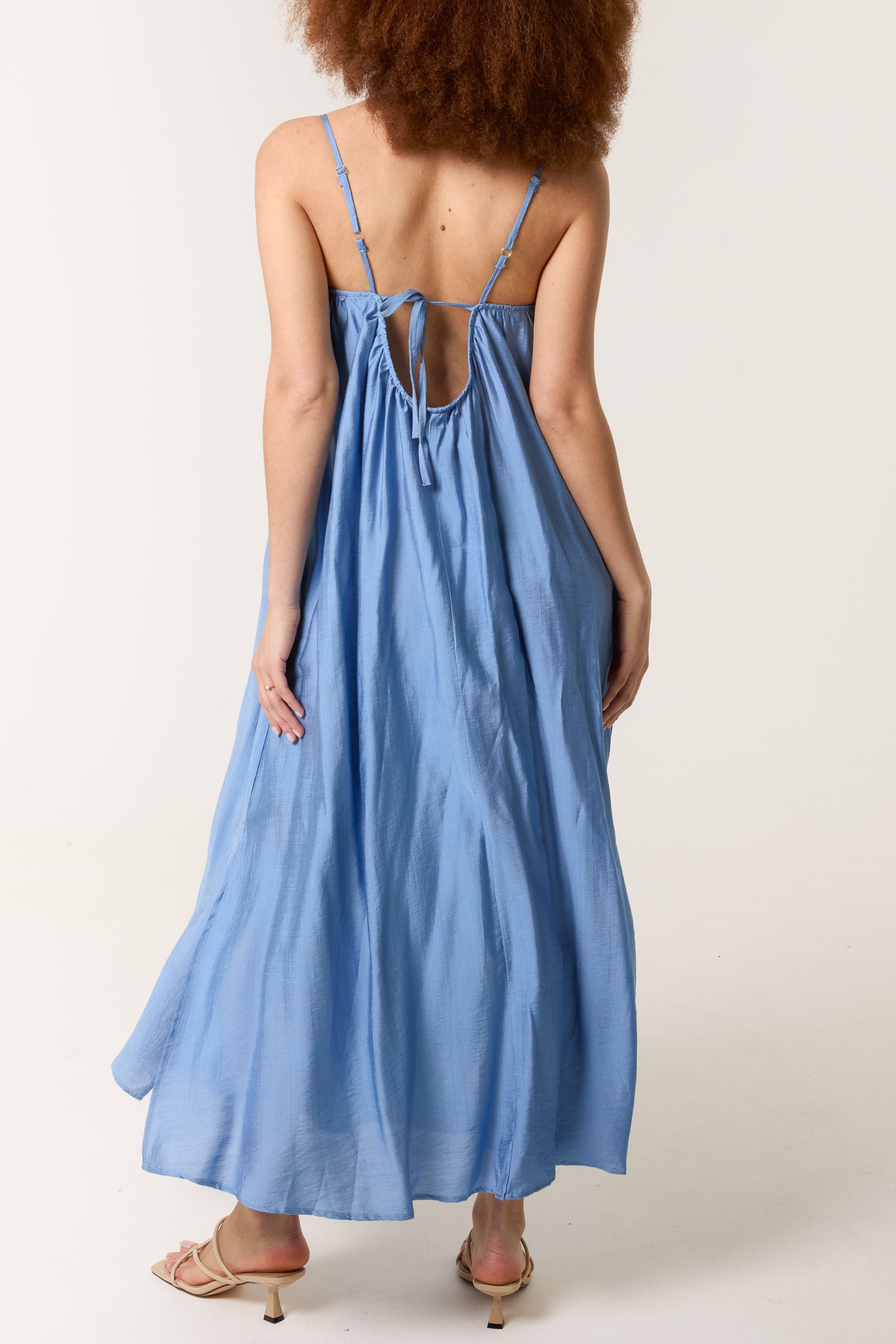 Tie-Back Cami Maxi Dress