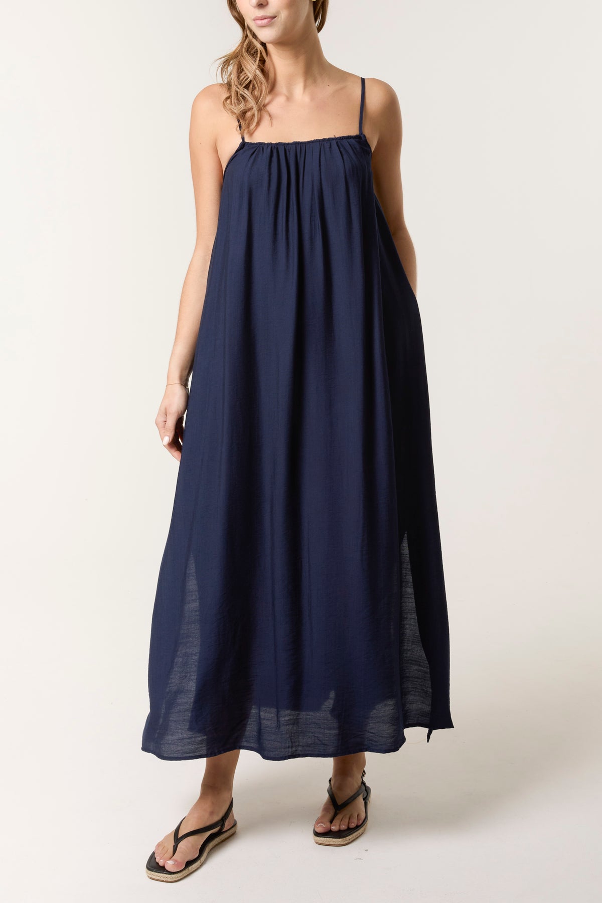 Tie-Back Cami Maxi Dress