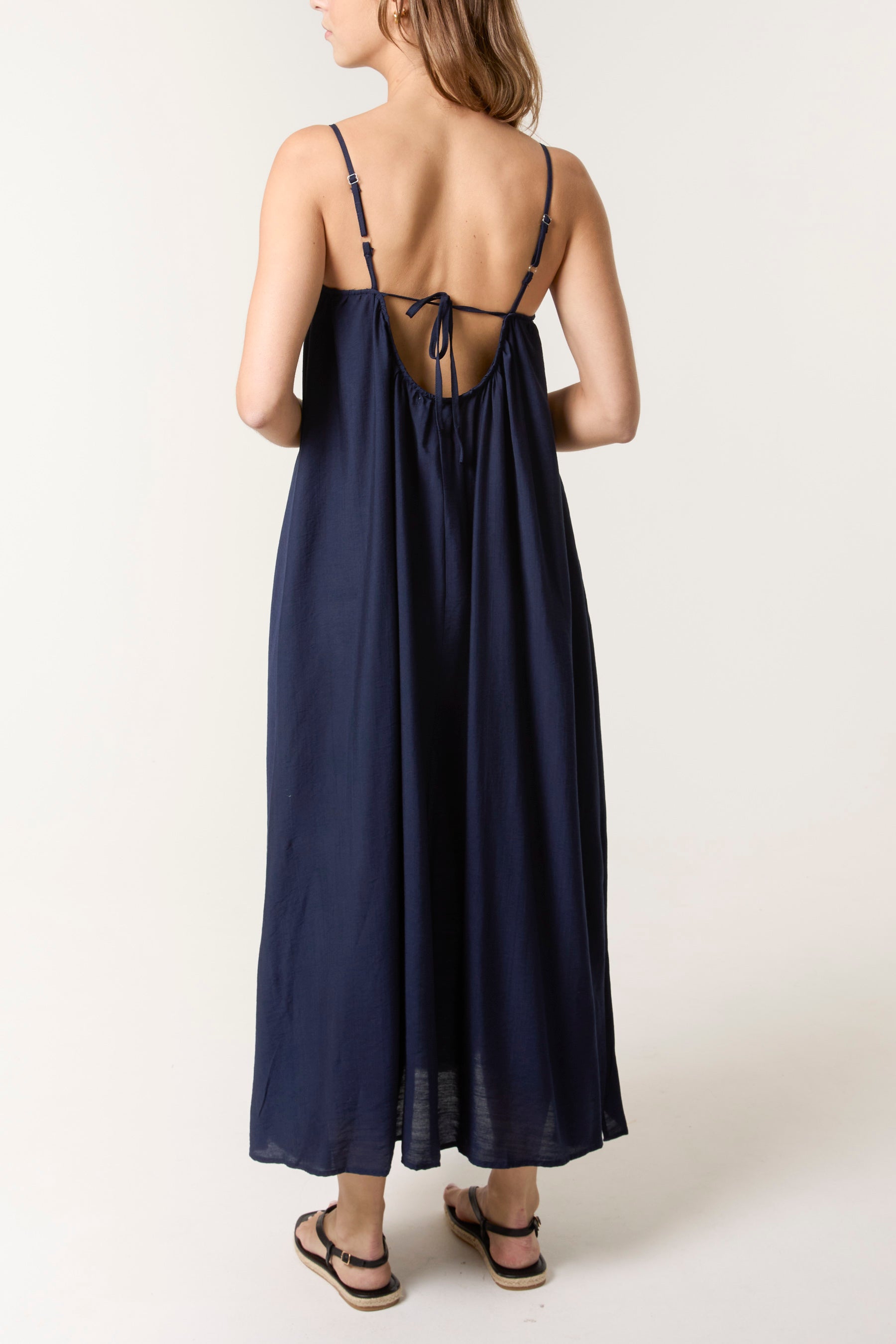 Tie-Back Cami Maxi Dress