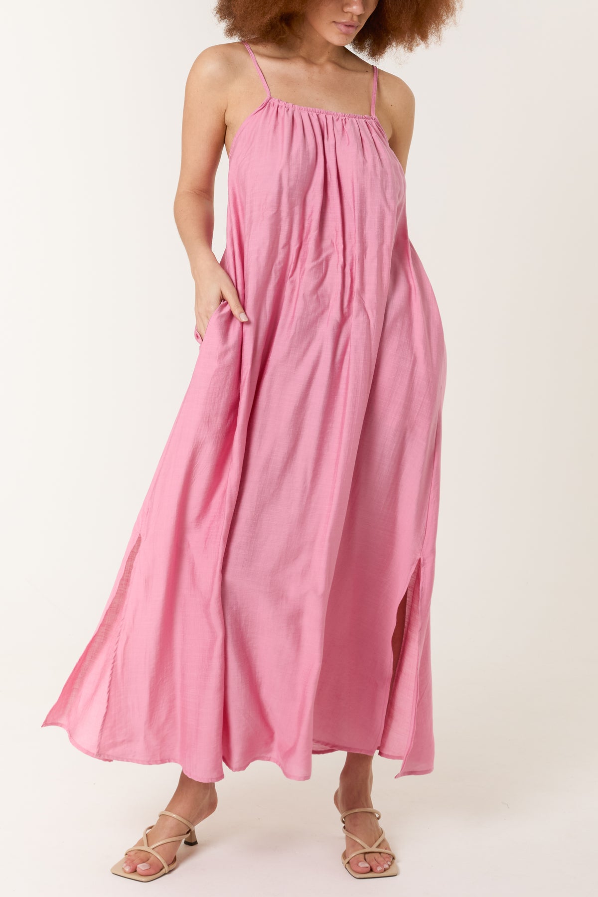 Tie-Back Cami Maxi Dress