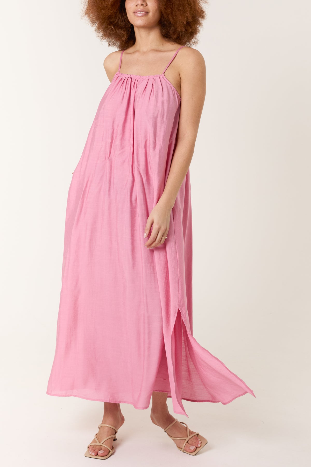 Tie-Back Cami Maxi Dress