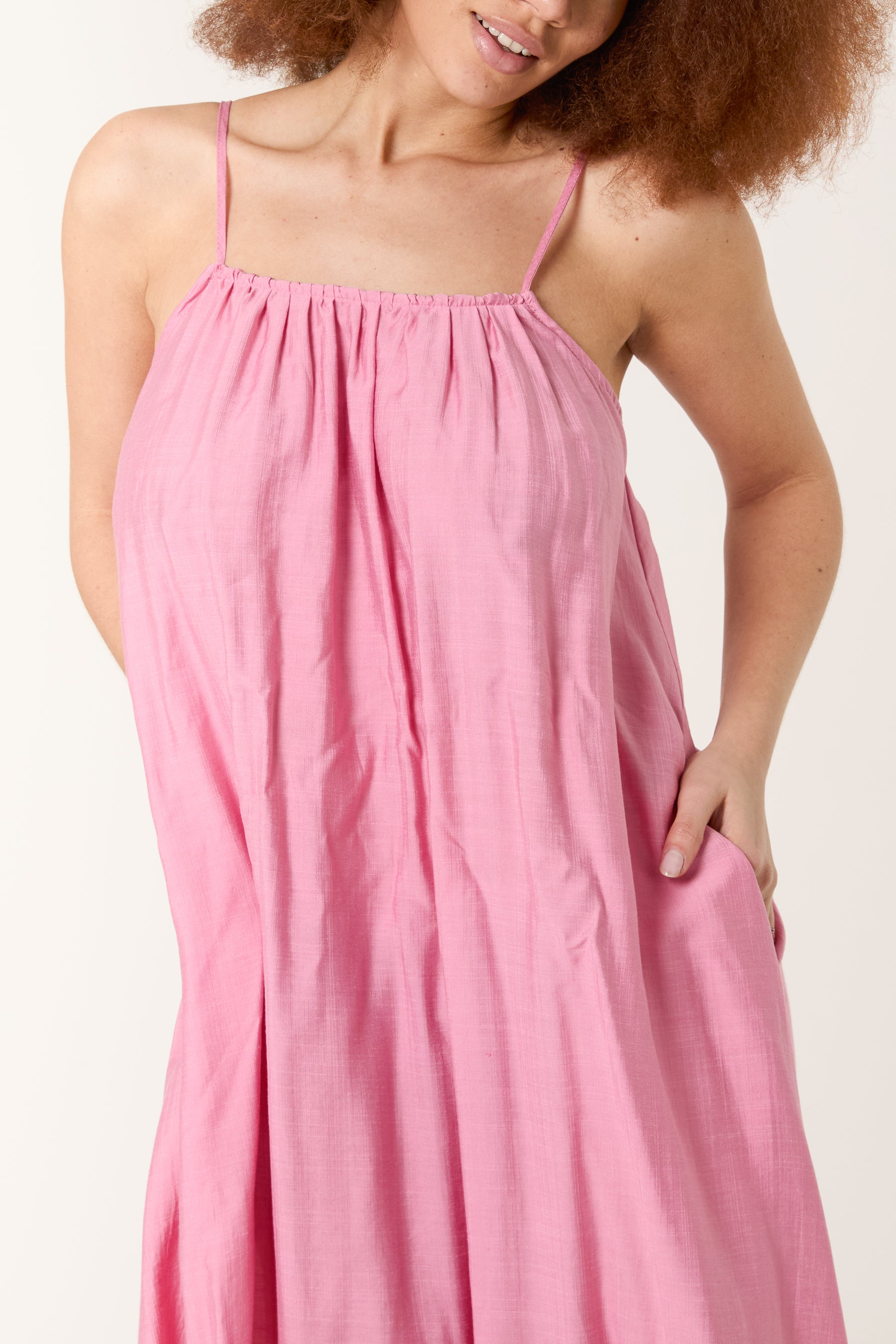 Tie-Back Cami Maxi Dress
