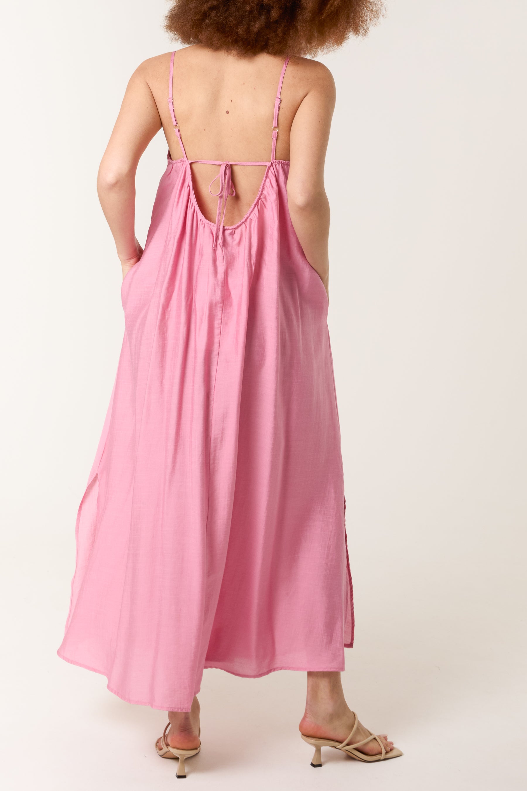 Tie-Back Cami Maxi Dress