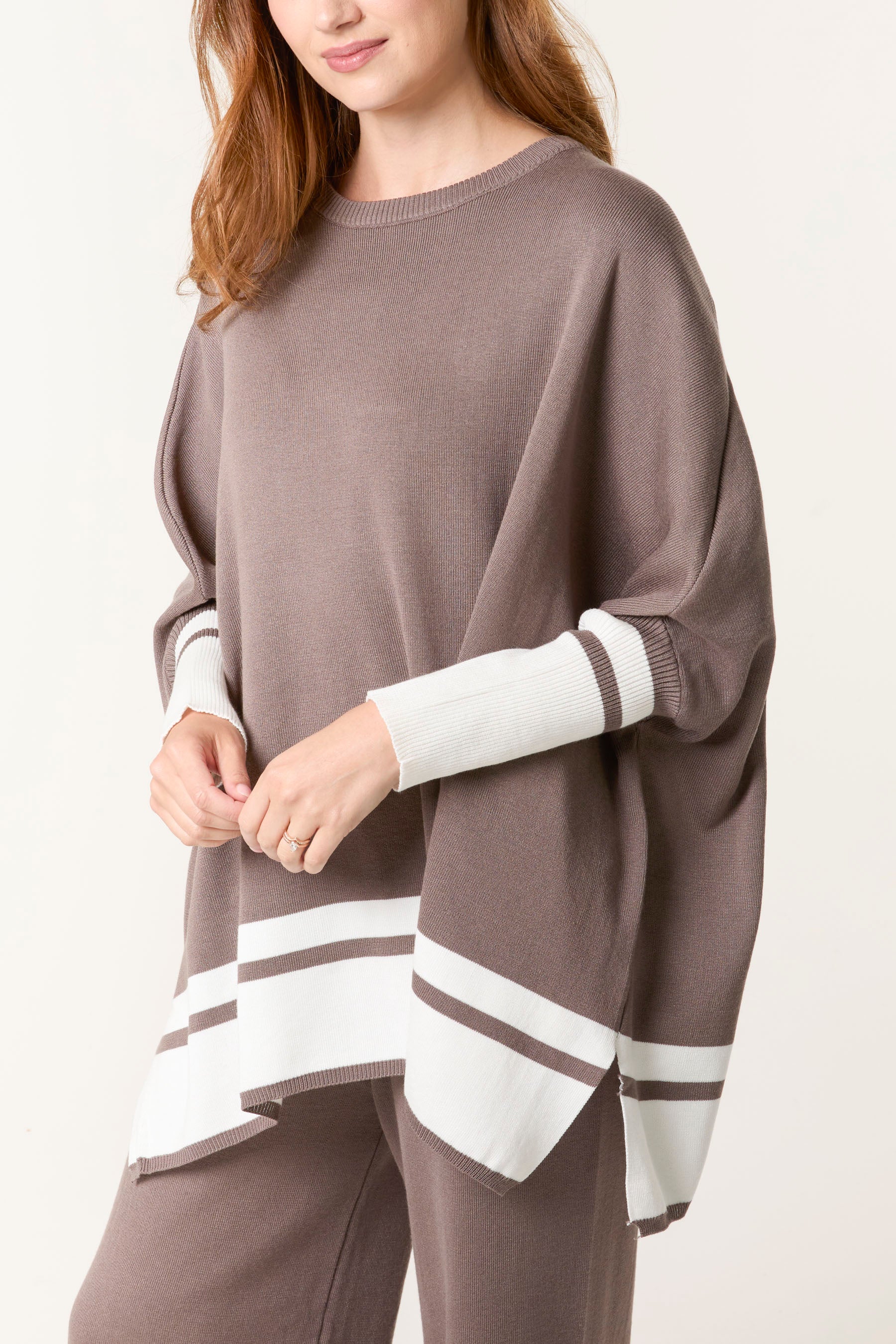 Border Striped Edge Co-Ord Set