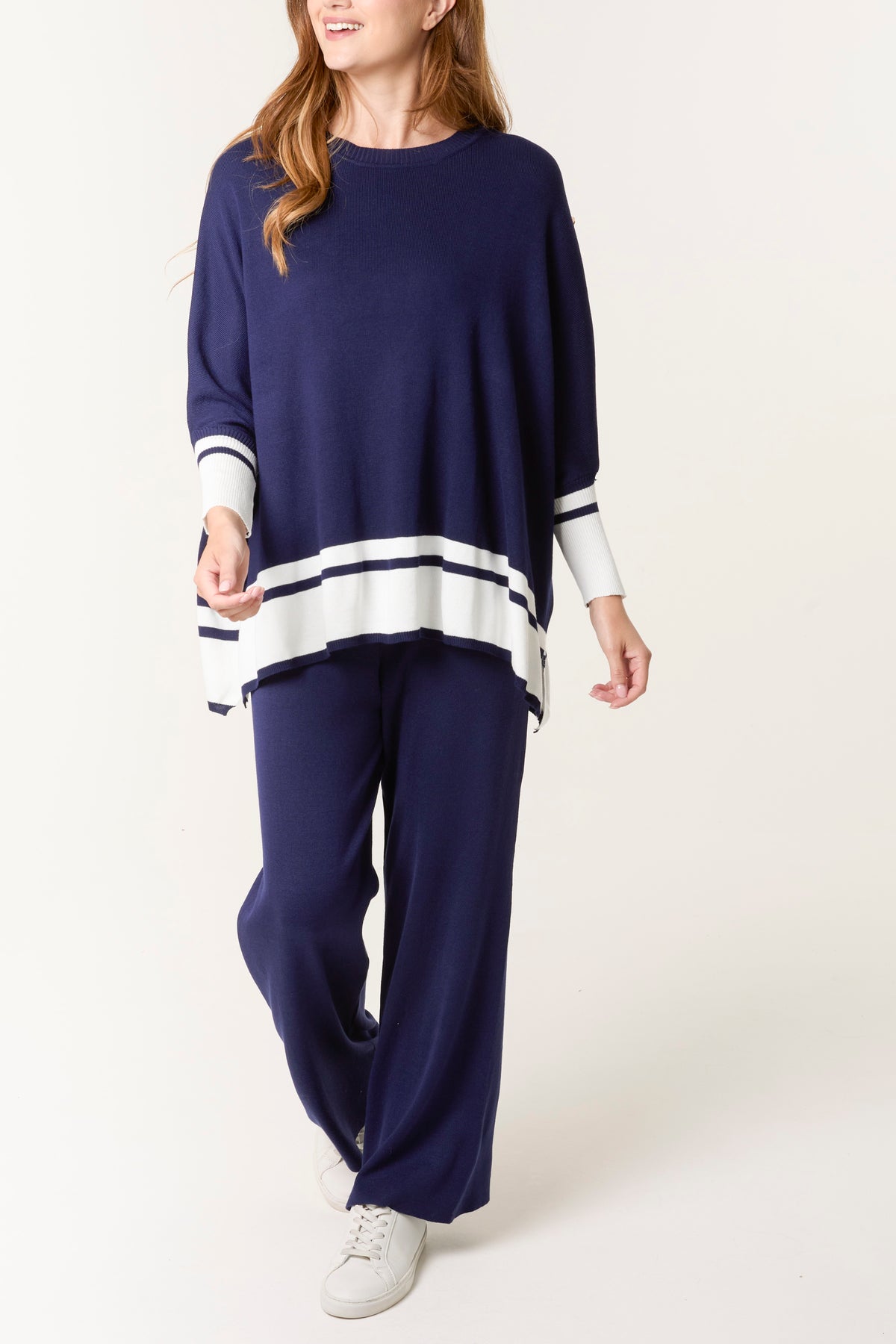 Button Sleeve Border Edge Co-Ord Set