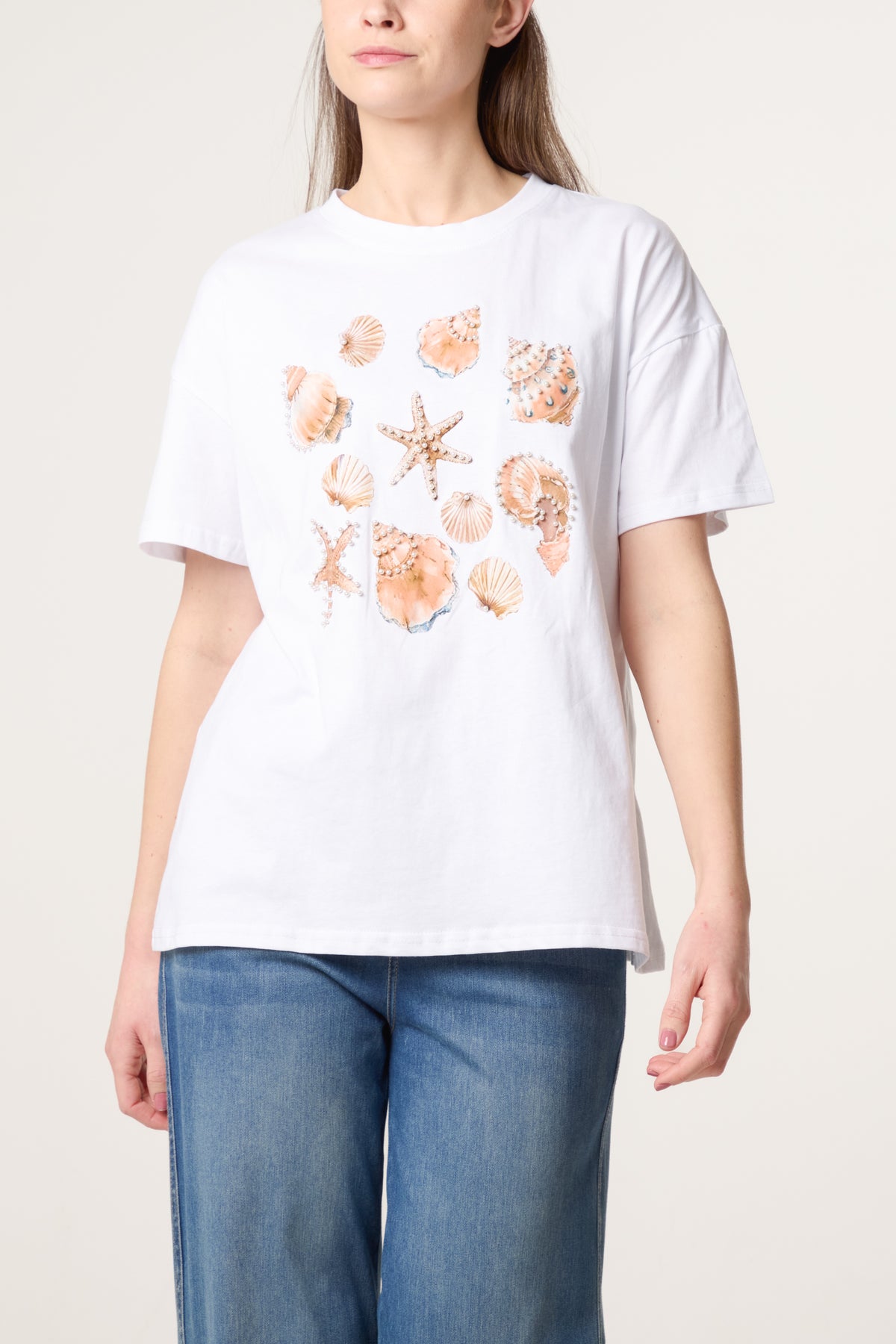 Embellished Shells T-Shirt