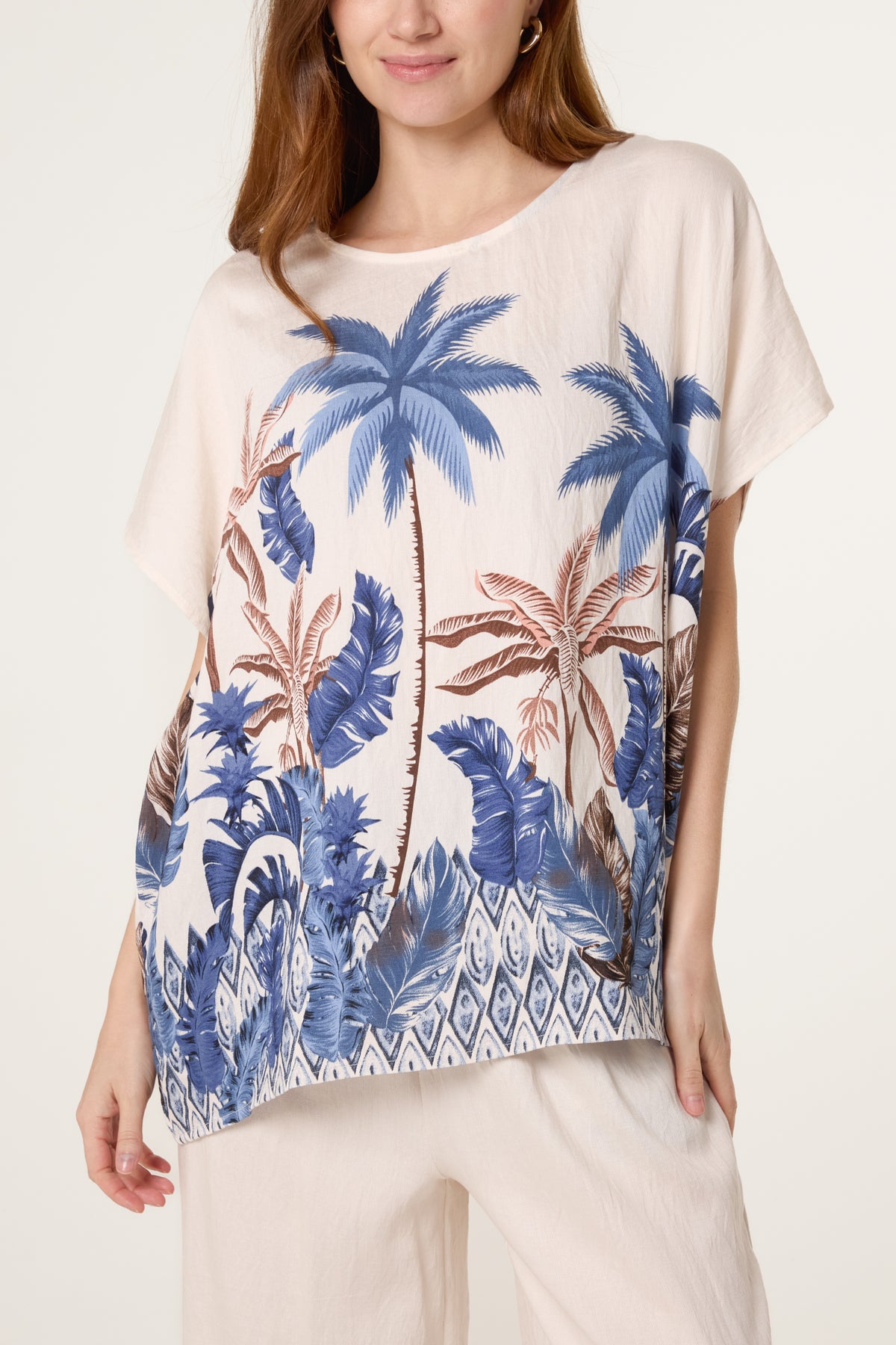 Tropical Palm Tree Print Co-Ord