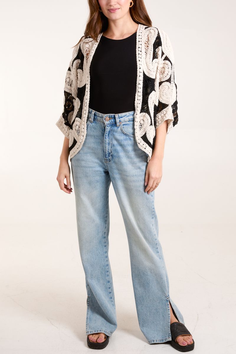 Paisley Half Sleeve Kimono