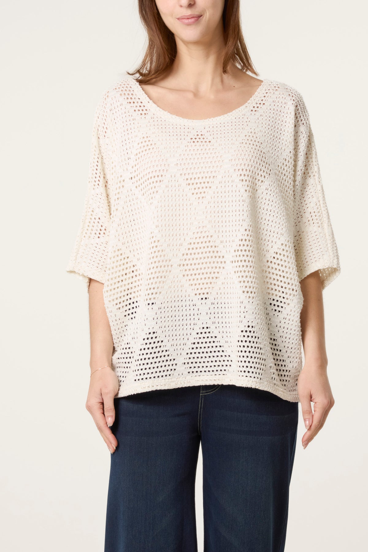 Diamond Net Cotton Top