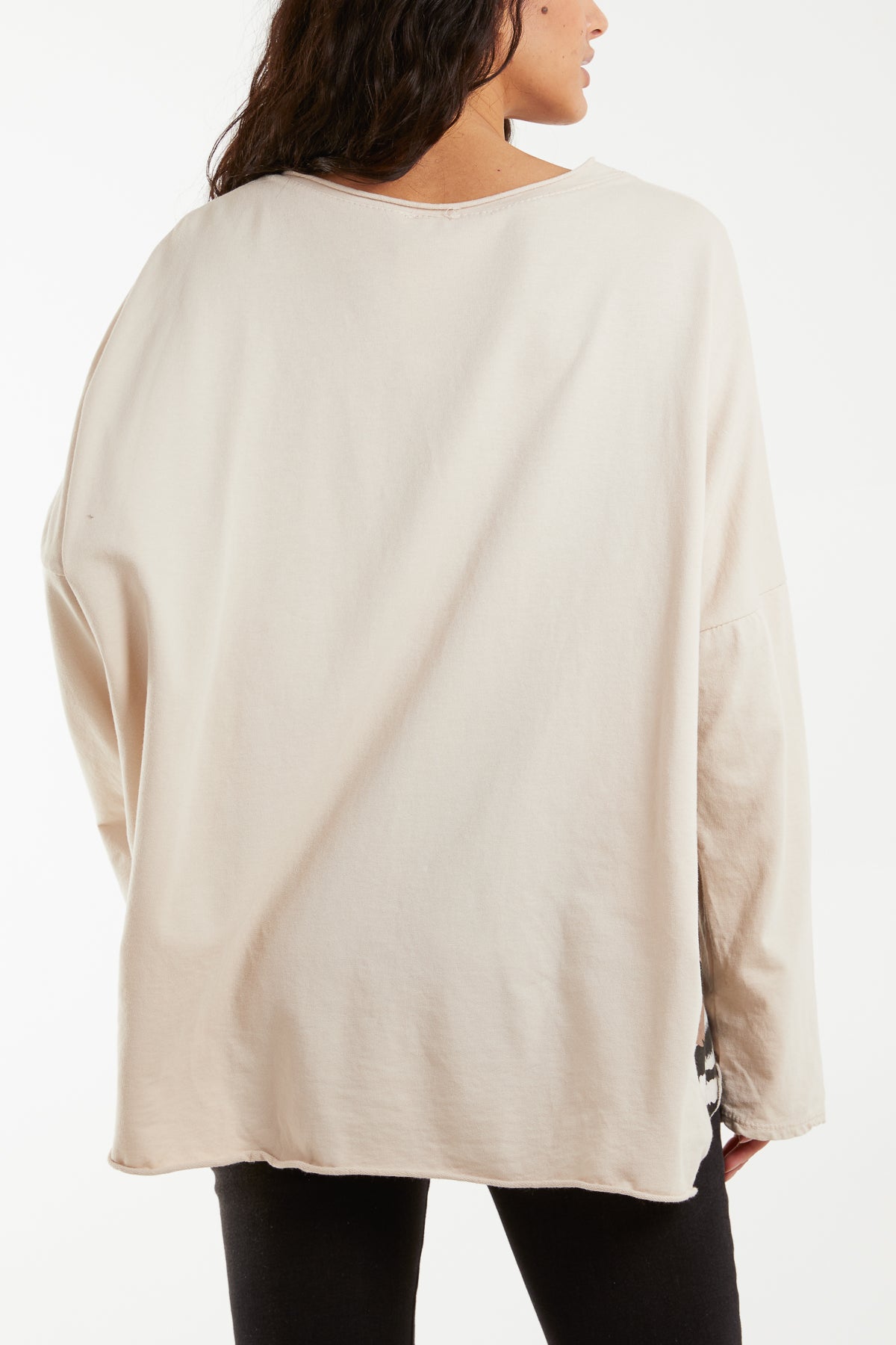 Mixed Animal Design Long Sleeve Sweatshirt