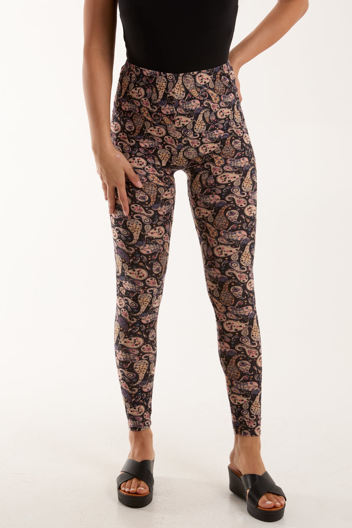 Paisley Print Soft Touch Leggings