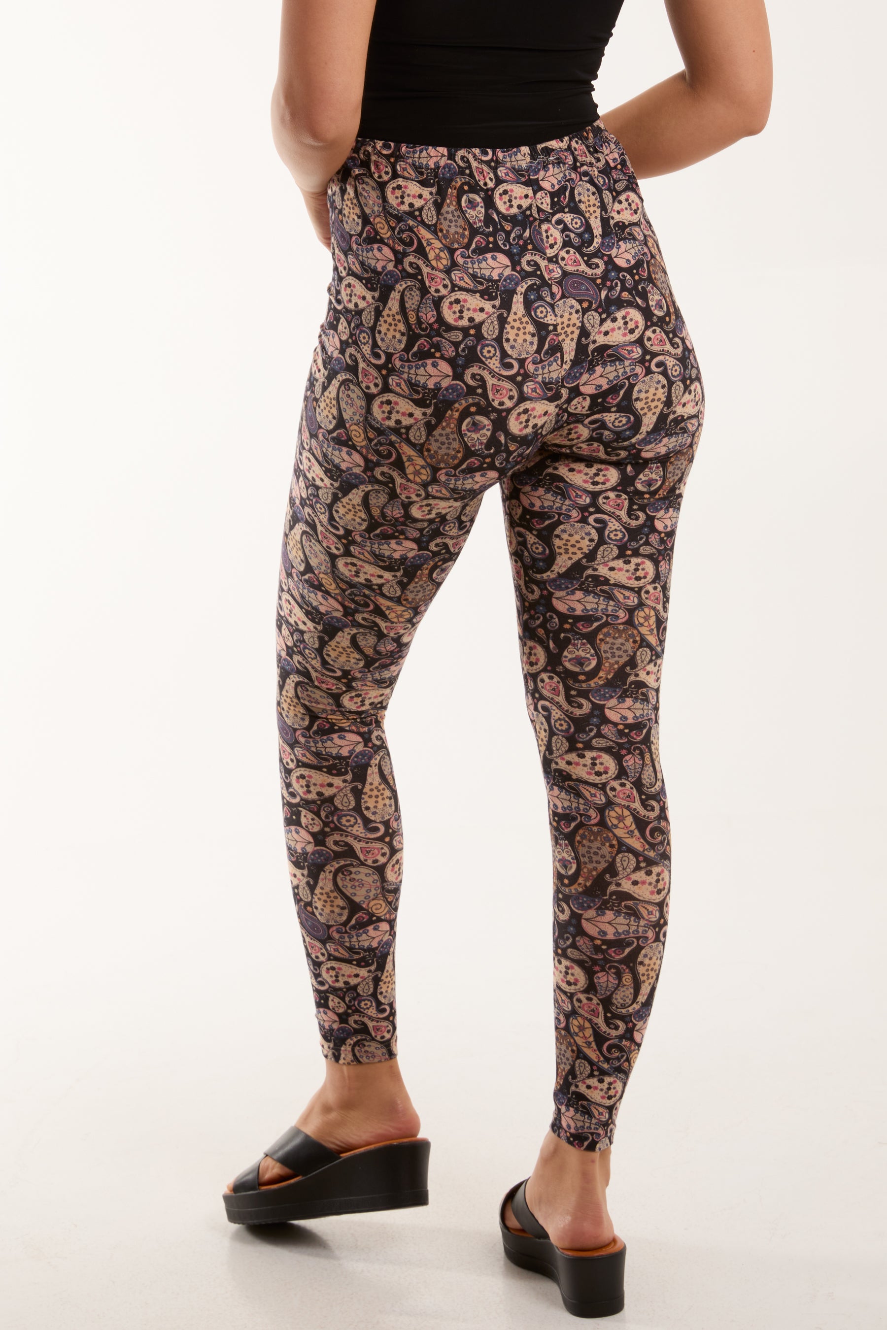 Paisley Print Soft Touch Leggings
